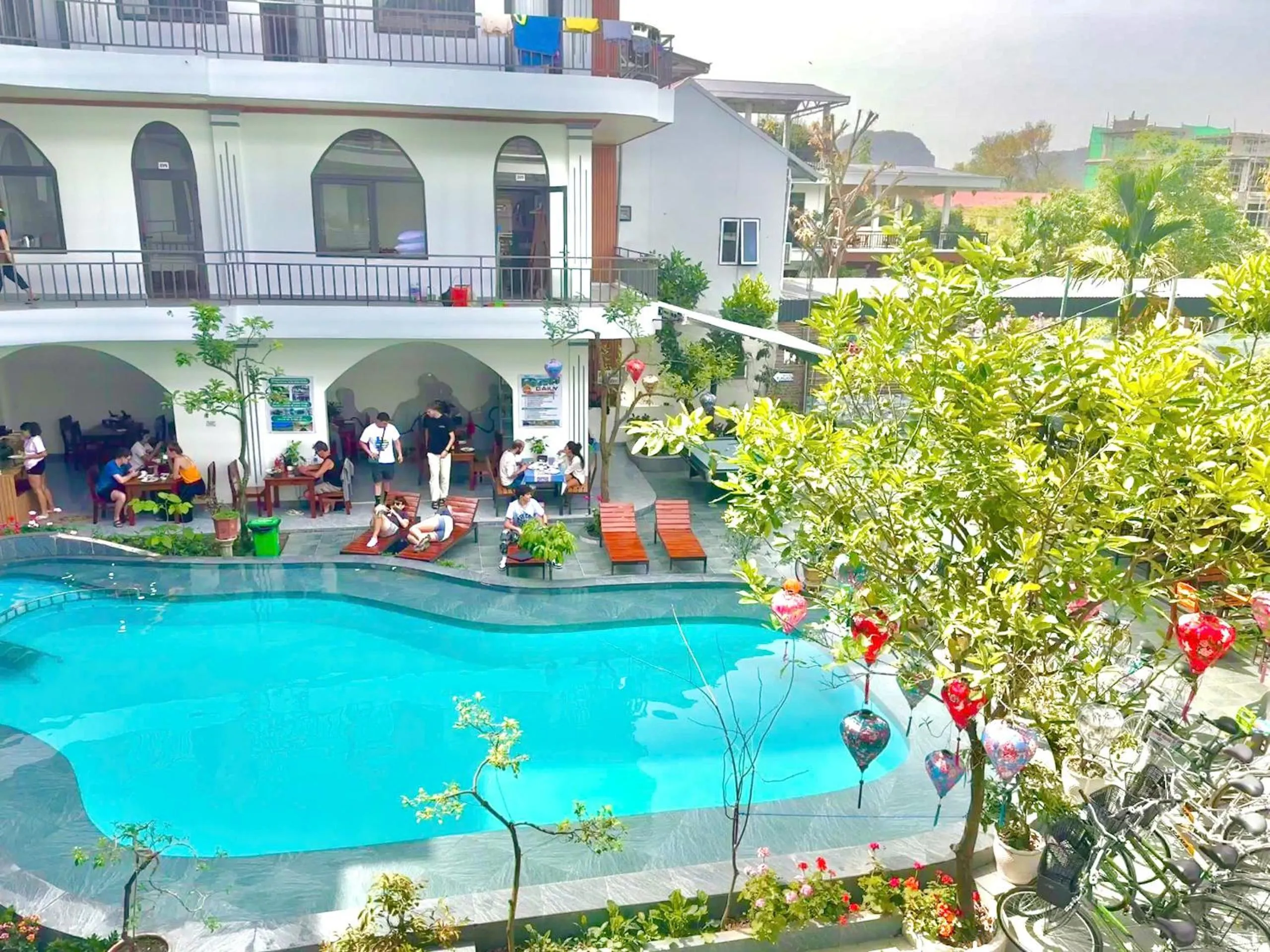 Swimming pool in Tuan Ngoc Hotel