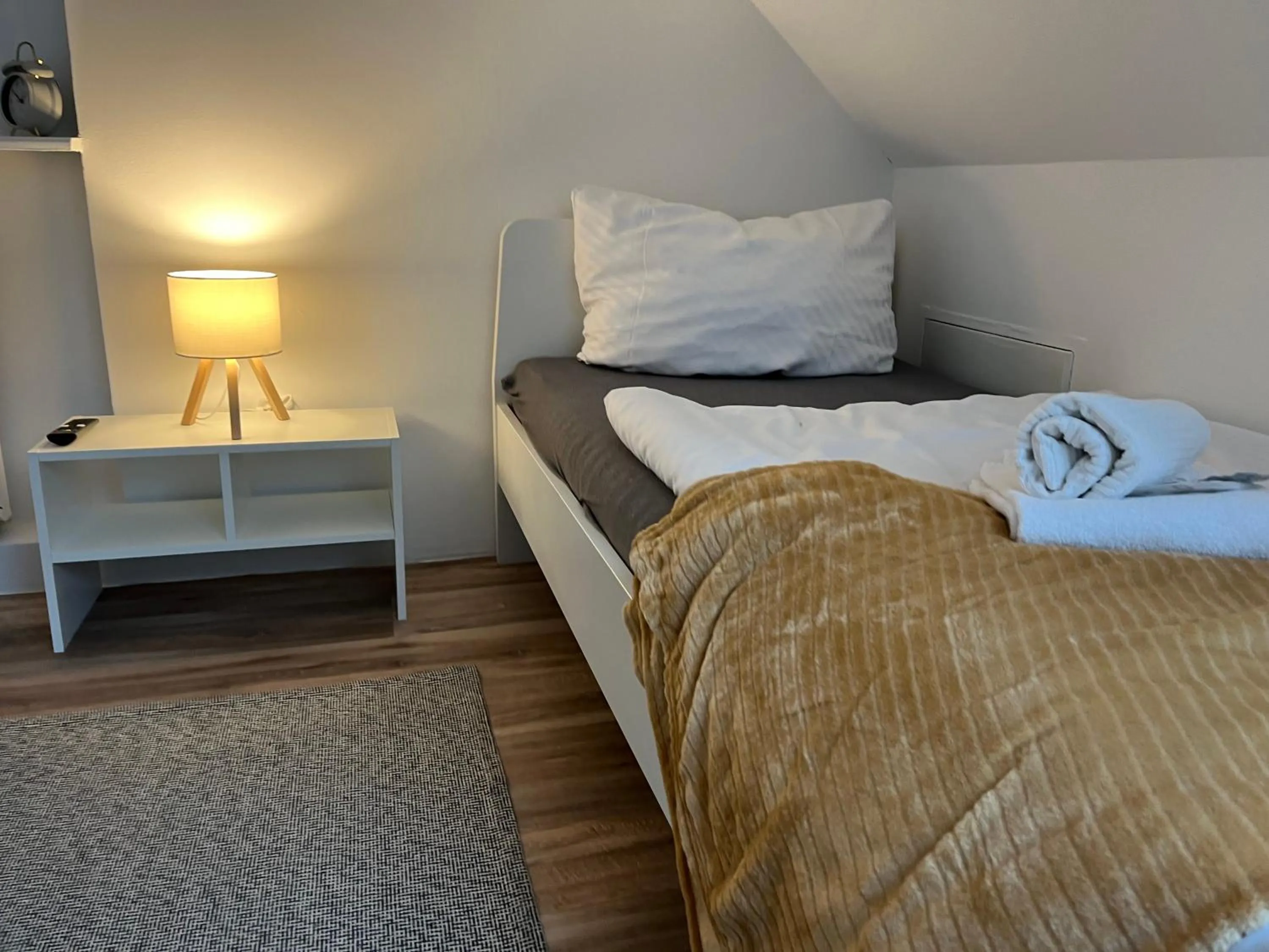 Bed in Mythos Hotel Oranienburg