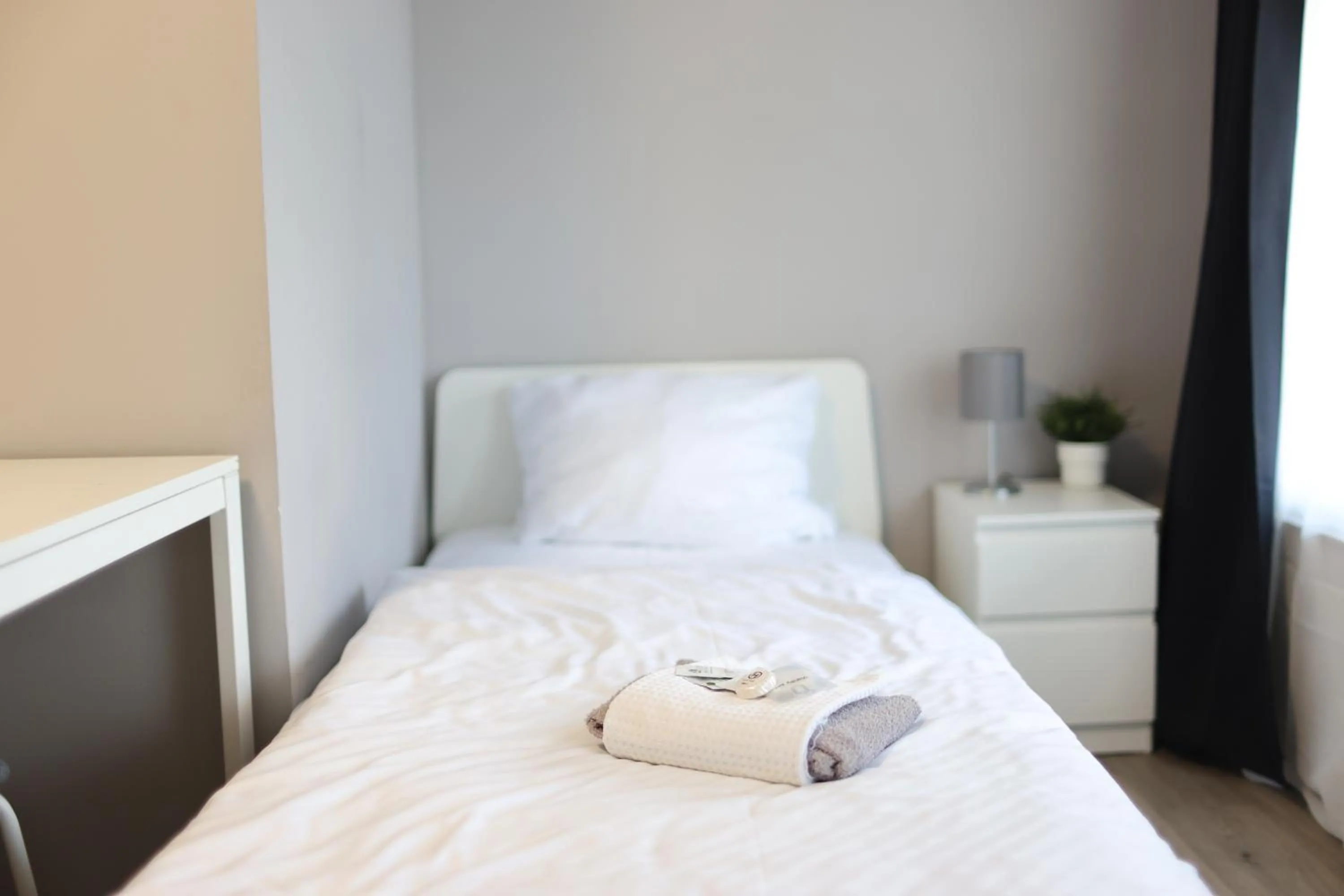 Bed in Mythos Hotel Oranienburg