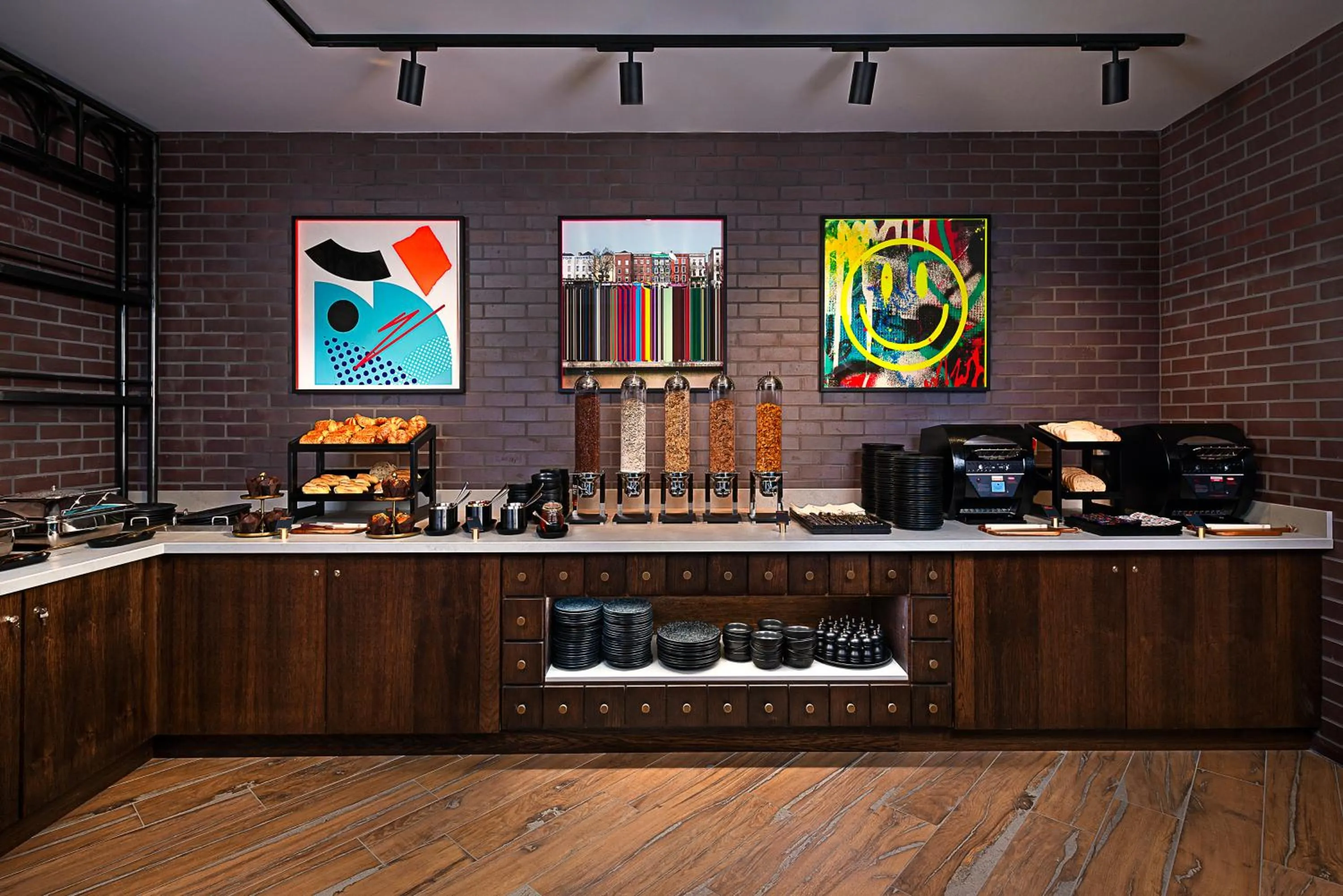 Buffet breakfast in NYX Hotel Dublin Portobello