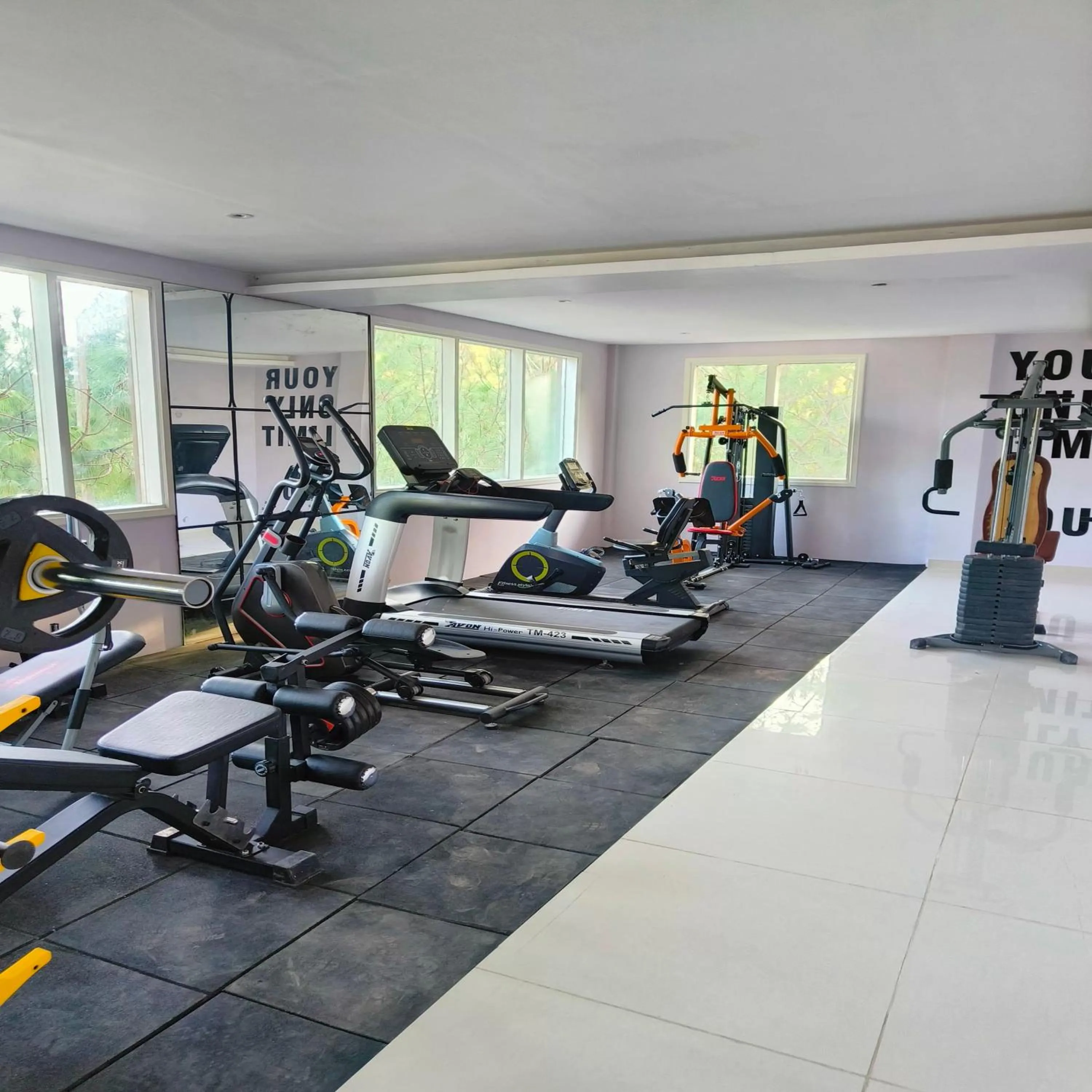 Fitness centre/facilities in WelcomHeritage Santa Roza Kasauli