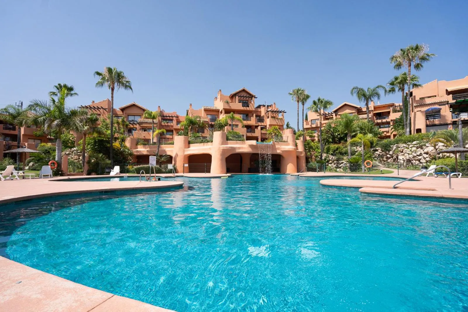 Pool view in El Sol Sotoserena 2 bedroom Apartment