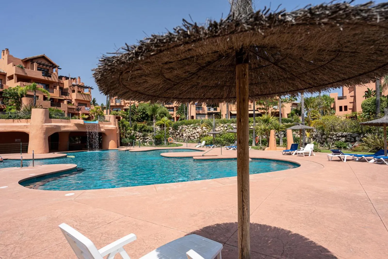Pool view in El Sol Sotoserena 2 bedroom Apartment