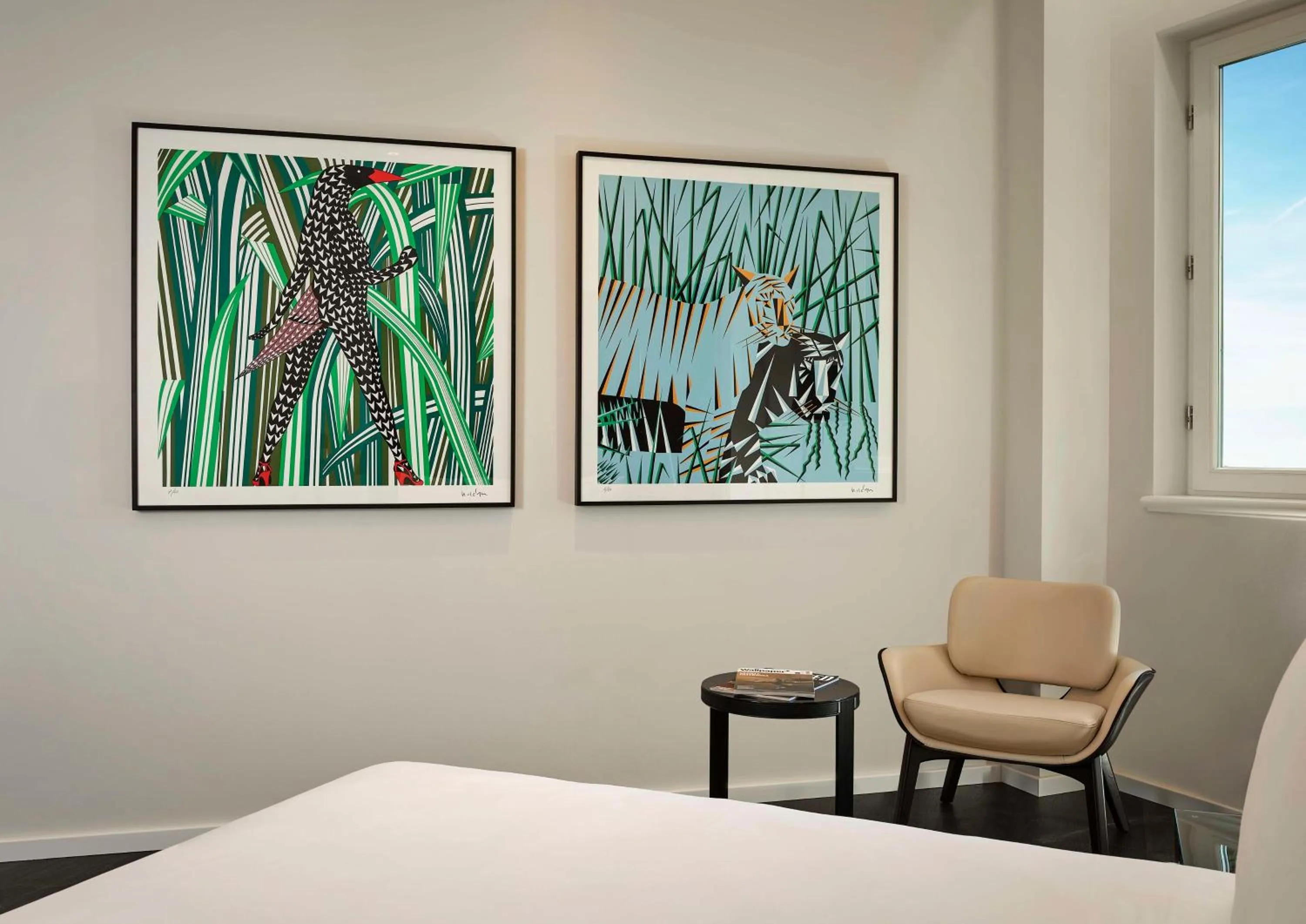 Bedroom in art'otel Zagreb, Powered by Radisson Hotels