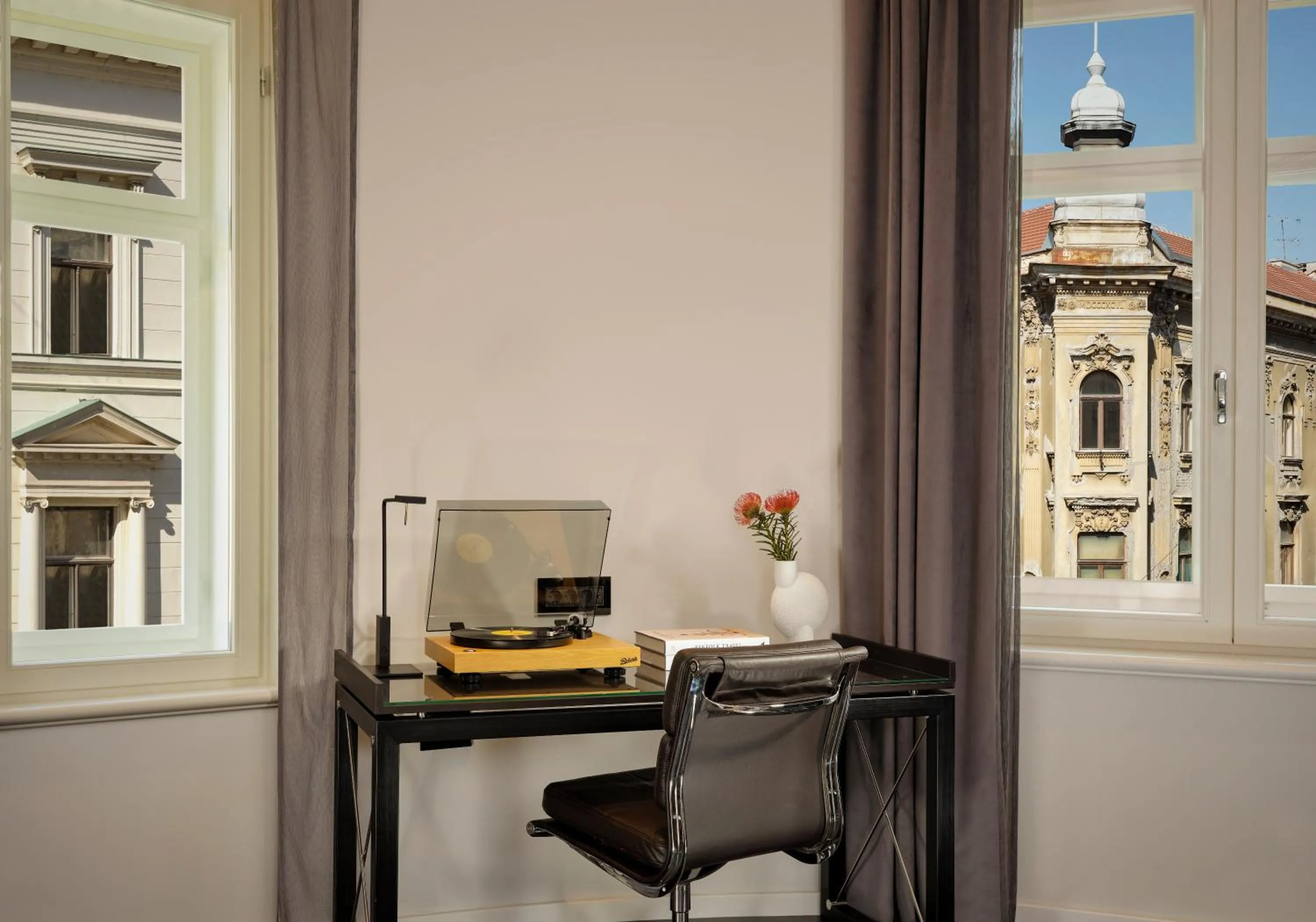 City view in art'otel Zagreb, Powered by Radisson Hotels