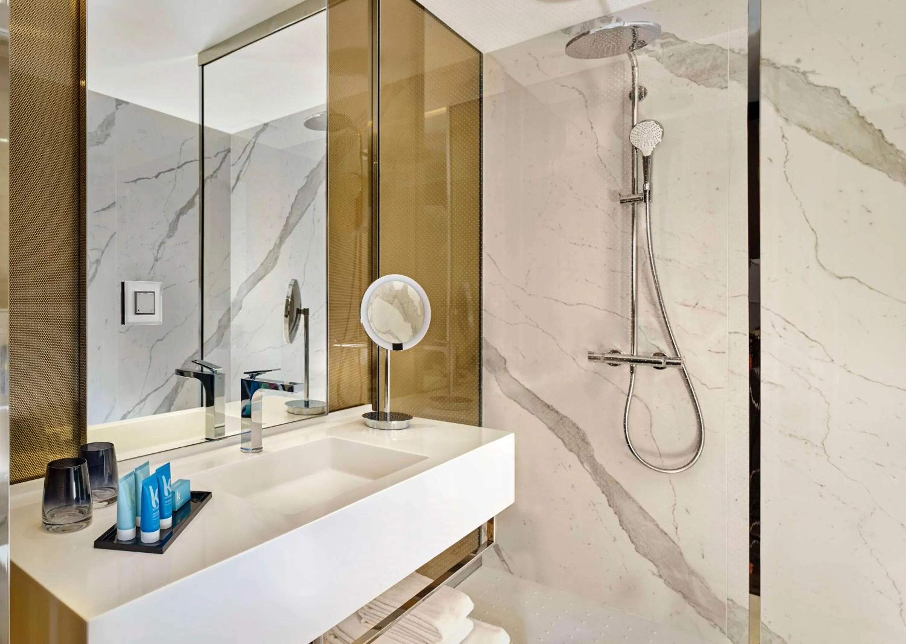 Shower in art'otel Zagreb, Powered by Radisson Hotels