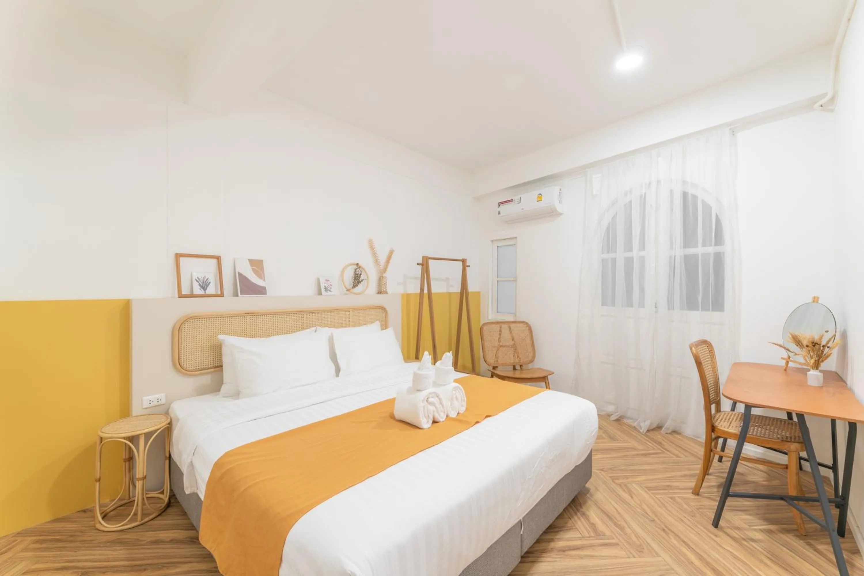 Bed in Craft studio apartment by Beginning with,3BR​ in heart of Nimman