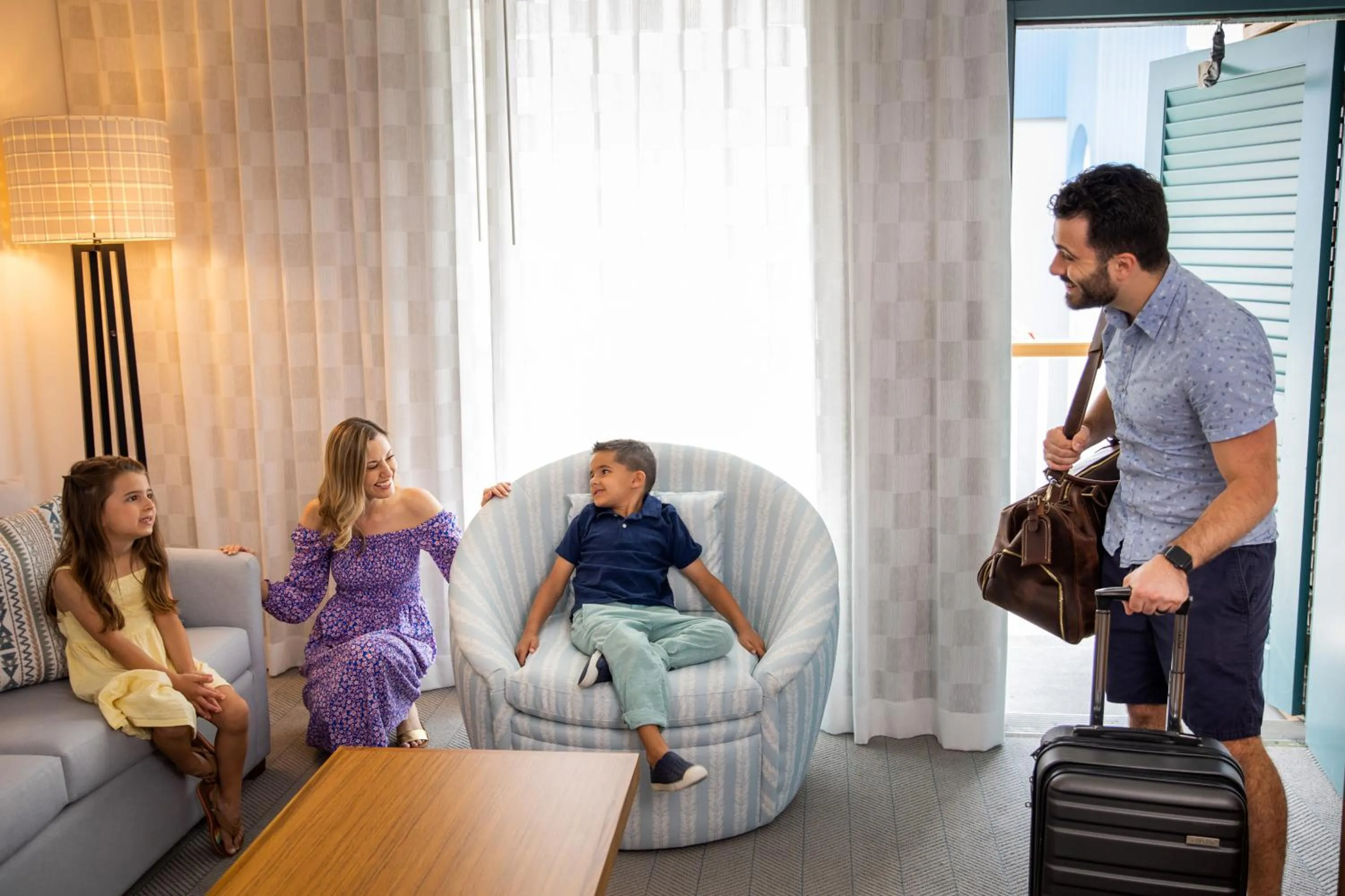 Living room in Mahalo Diamond Beach Resort