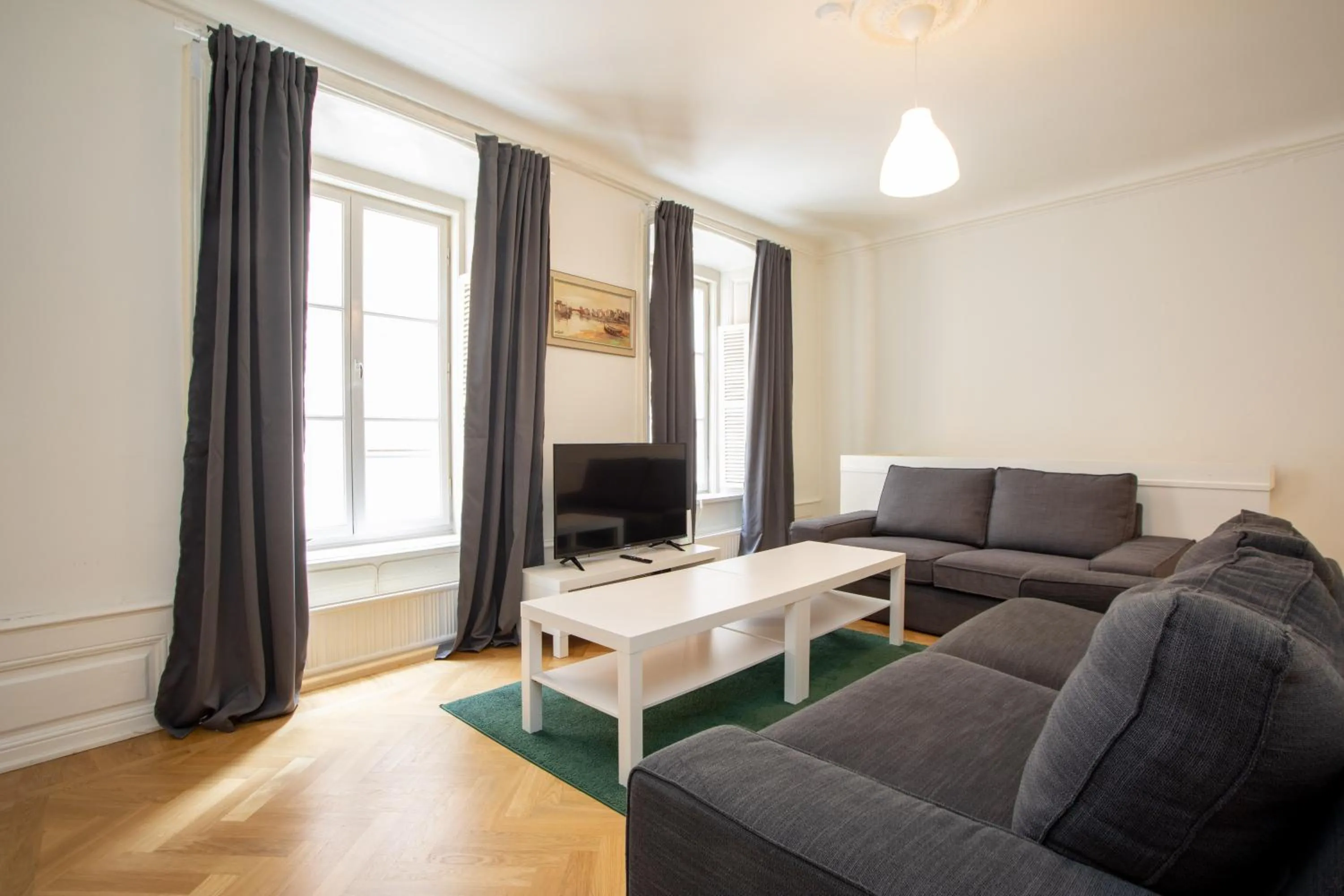 Living room in ApartDirect Gamla Stan III