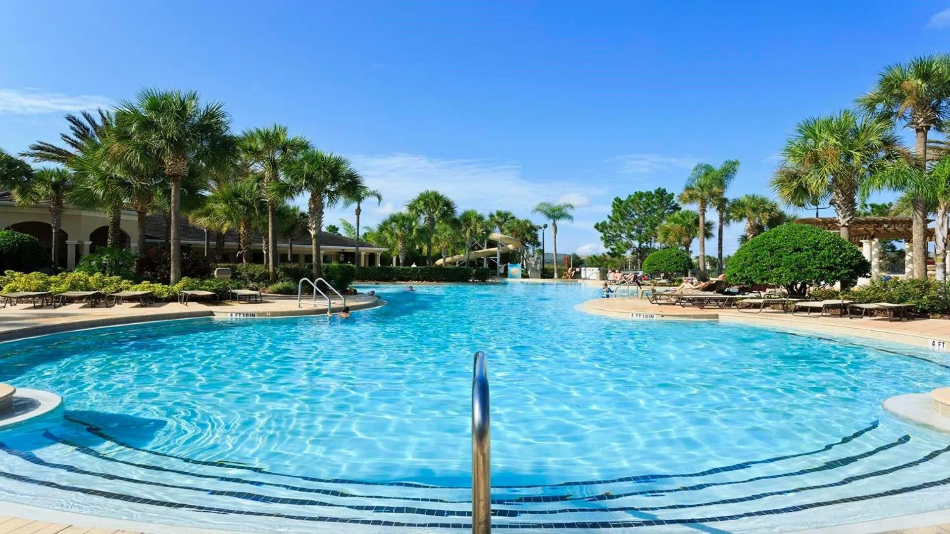 Swimming pool in No Rear Neighbor 6BR Private Pool/Spa Near Disney