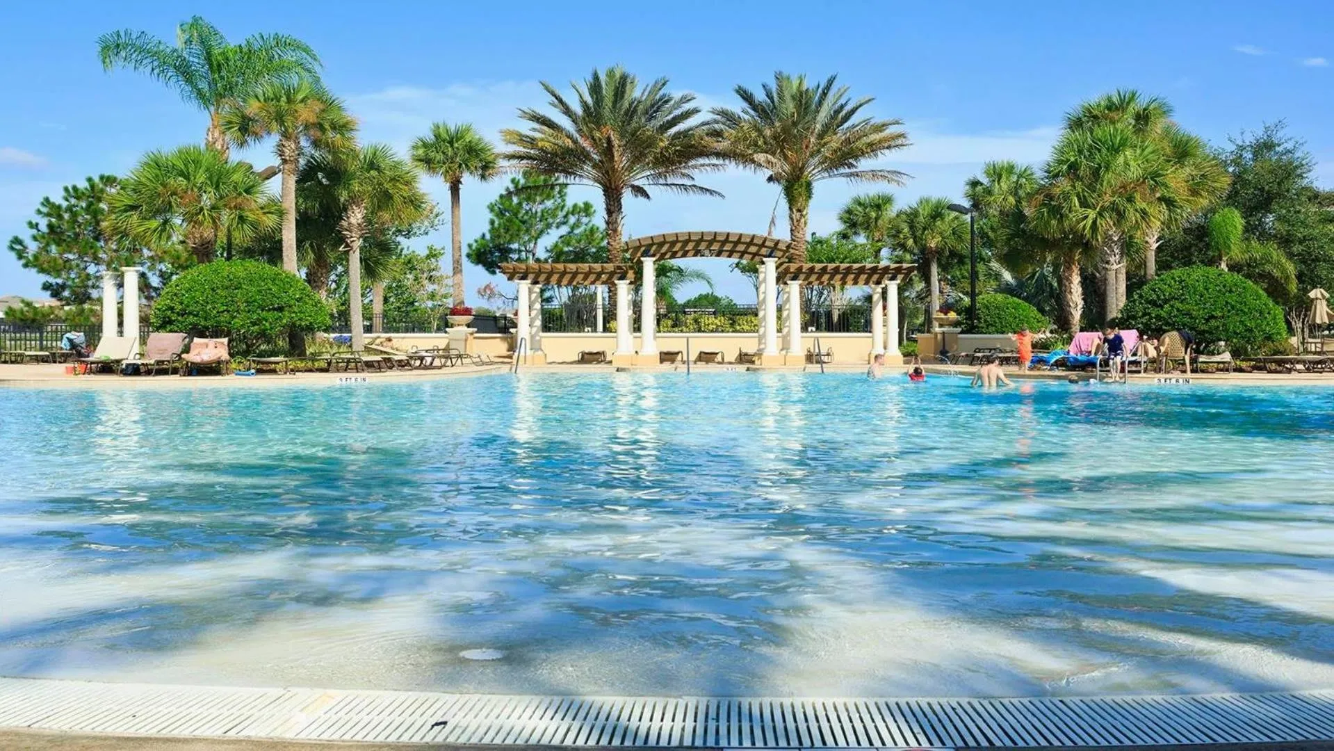 Swimming pool in No Rear Neighbor 6BR Private Pool/Spa Near Disney
