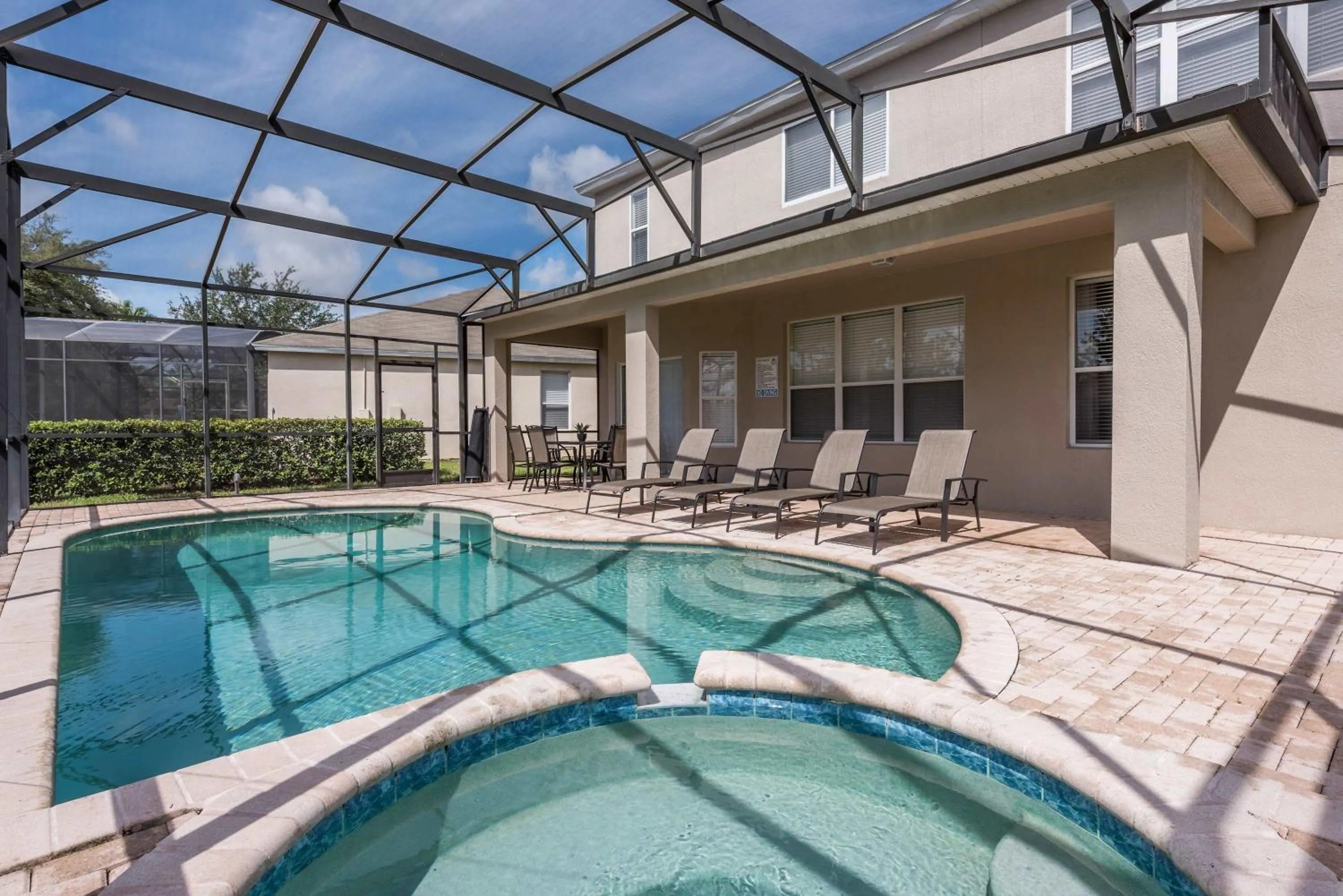 Swimming pool in No Rear Neighbor 6BR Private Pool/Spa Near Disney