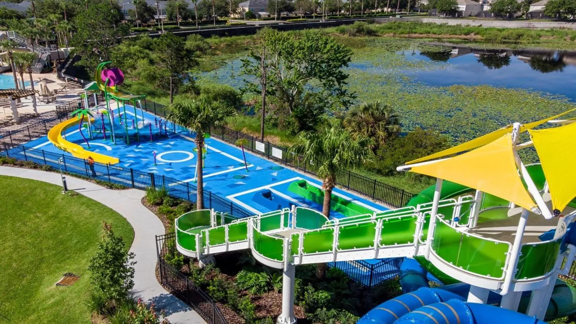 Swimming pool in No Rear Neighbor 6BR Private Pool/Spa Near Disney