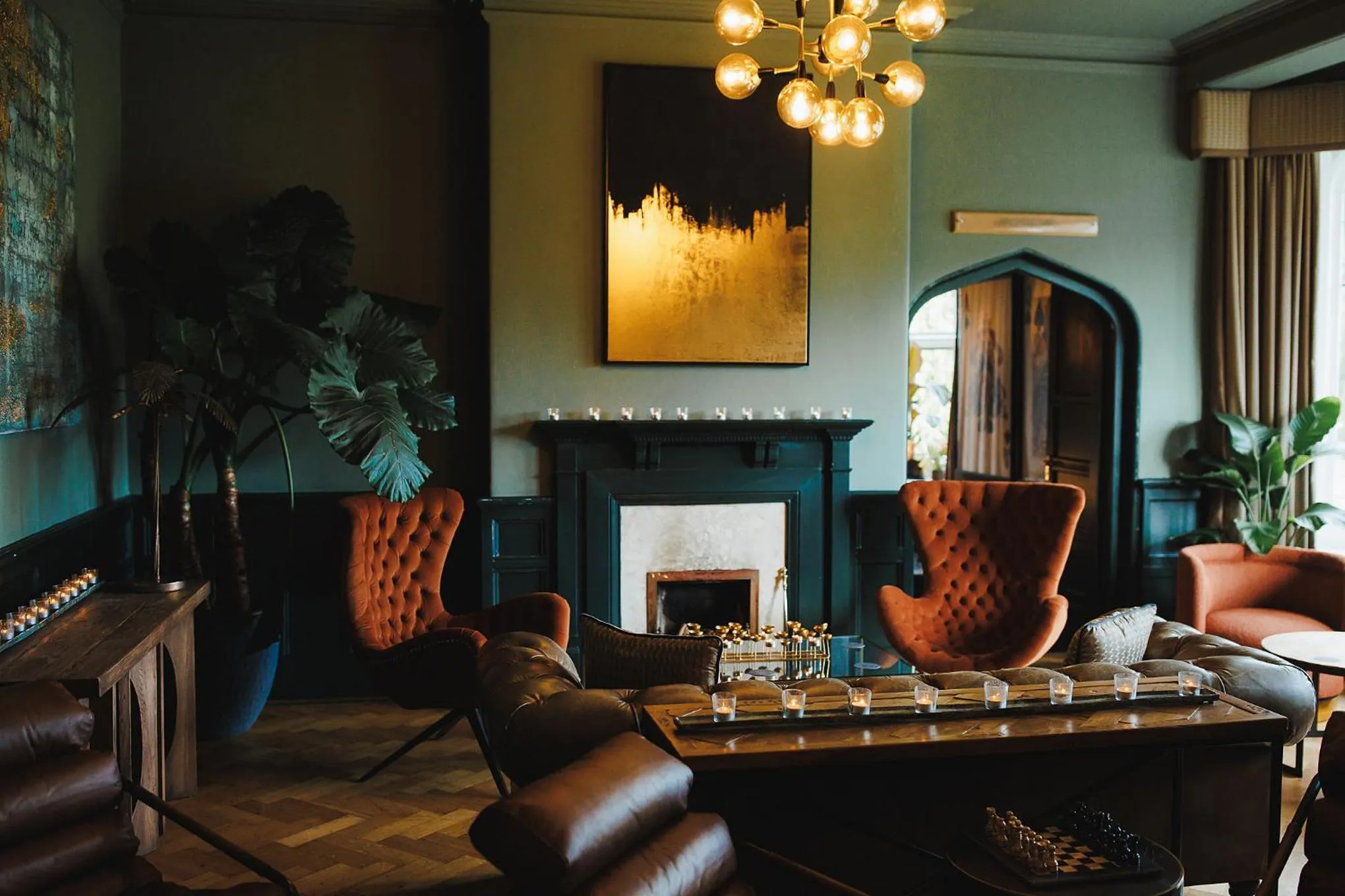 Lounge or bar in Caer Rhun Hall Hotel