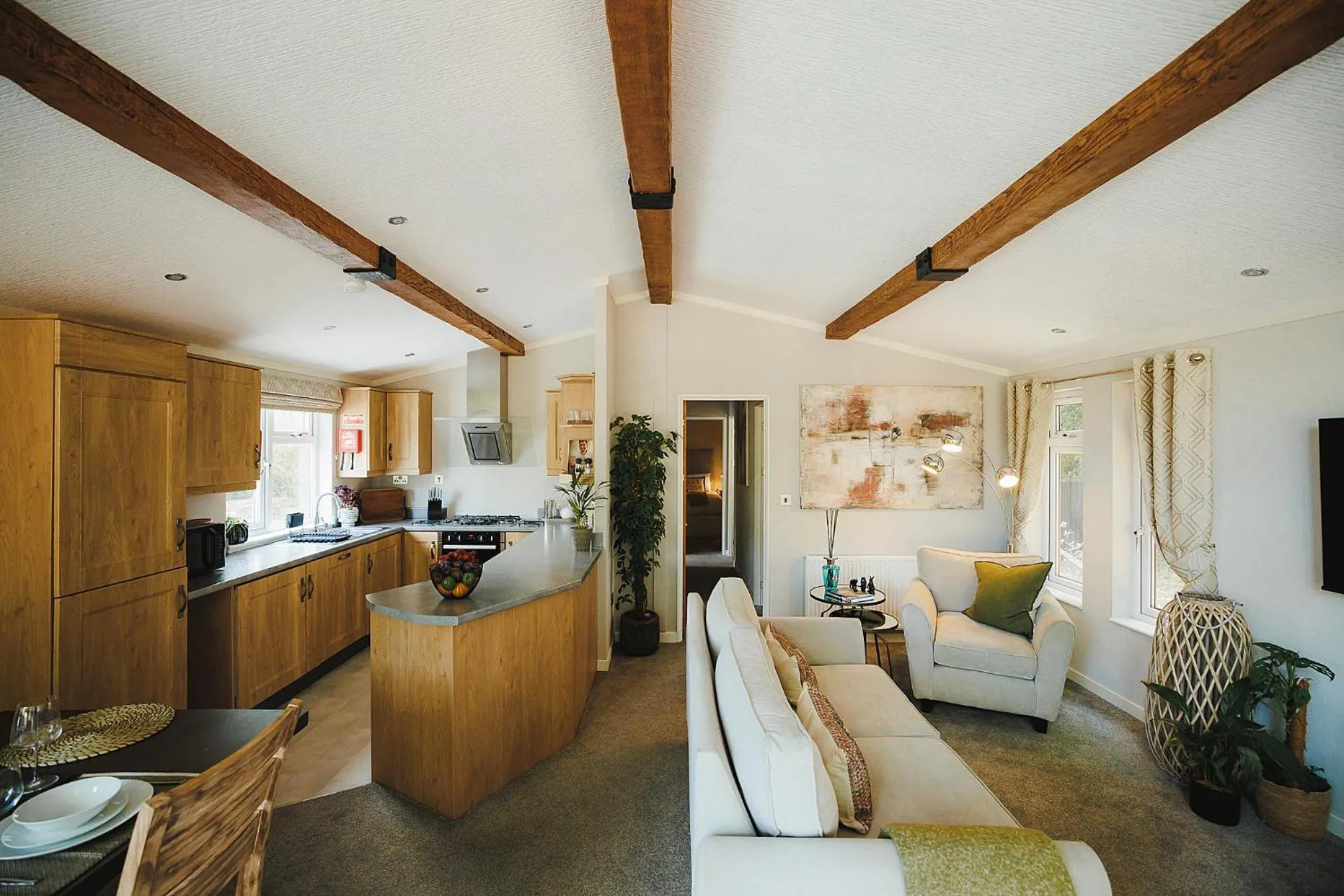 Living room in Caer Rhun Hall Hotel