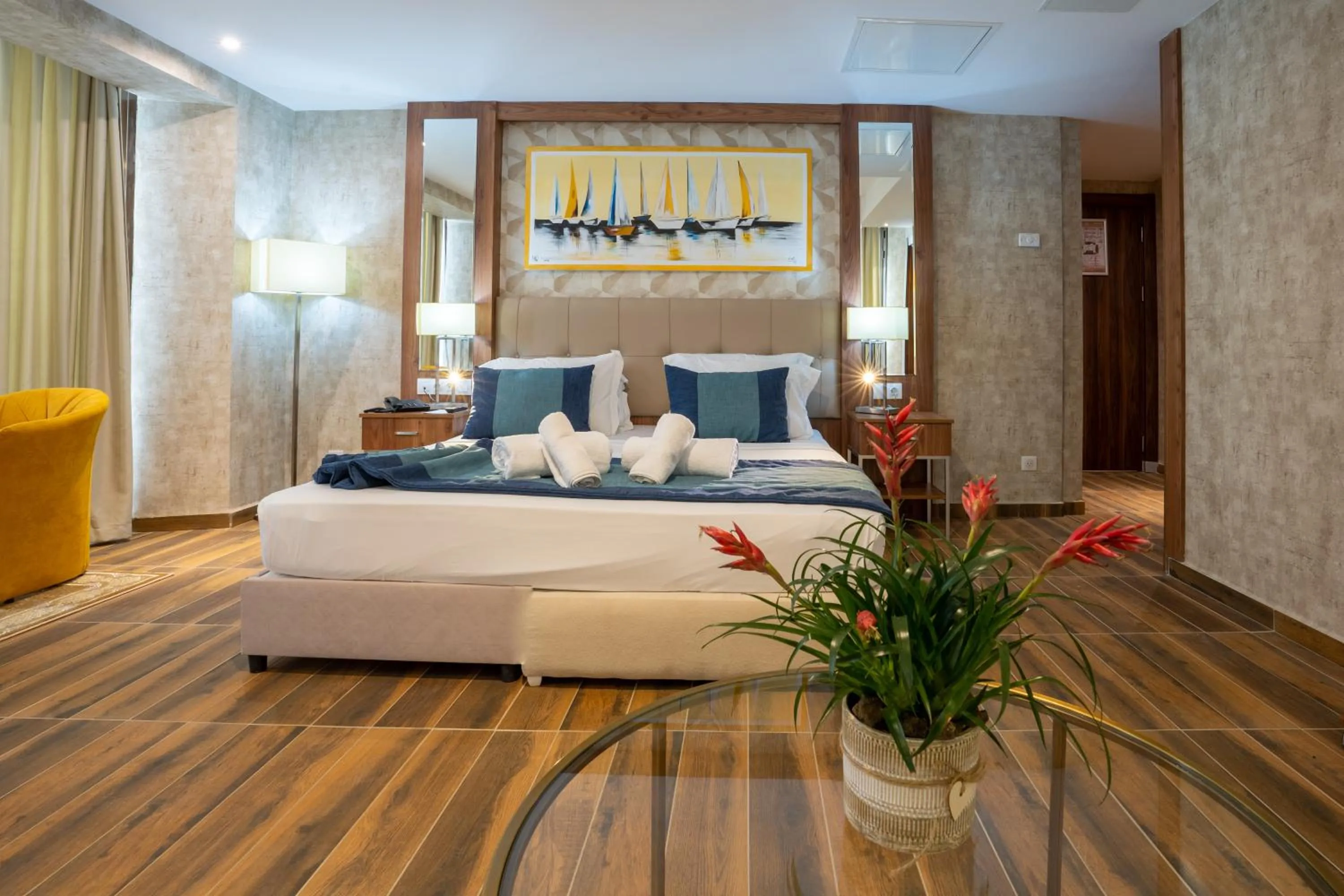 Bed in Hotel Hammamet