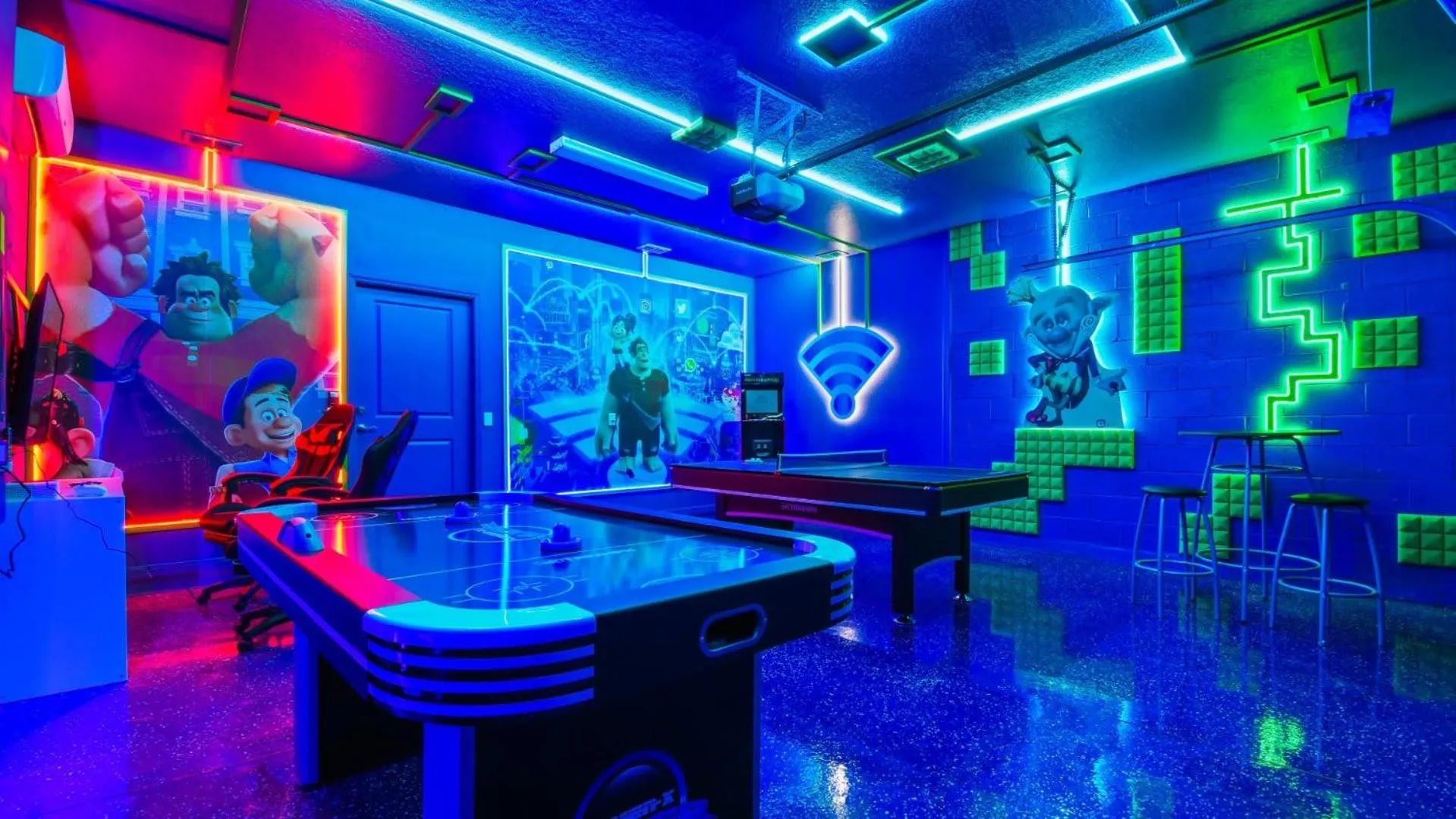 Bathroom in Luxury Home w/ Pool, Game Room, Near Disney