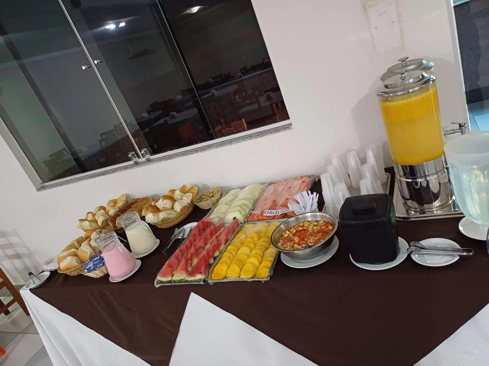 Buffet breakfast in Hotel Absolar