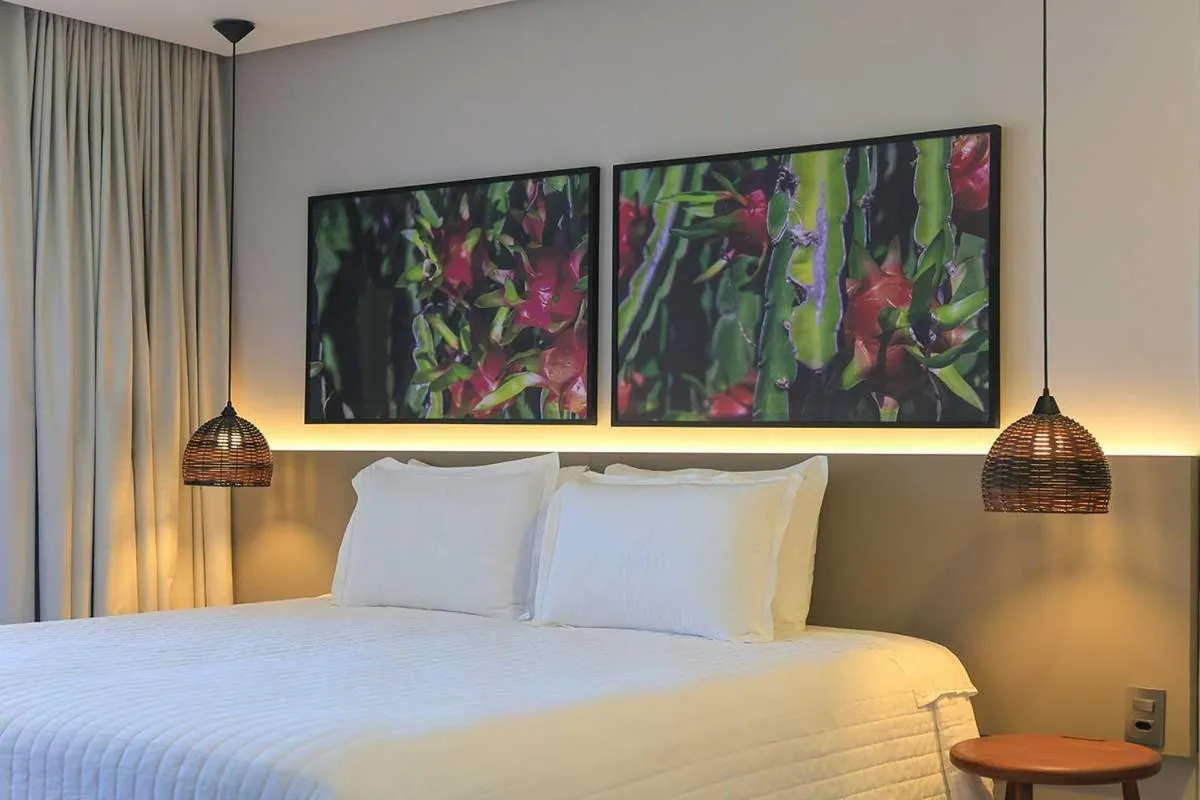 Bed in Pousada Marceneiro