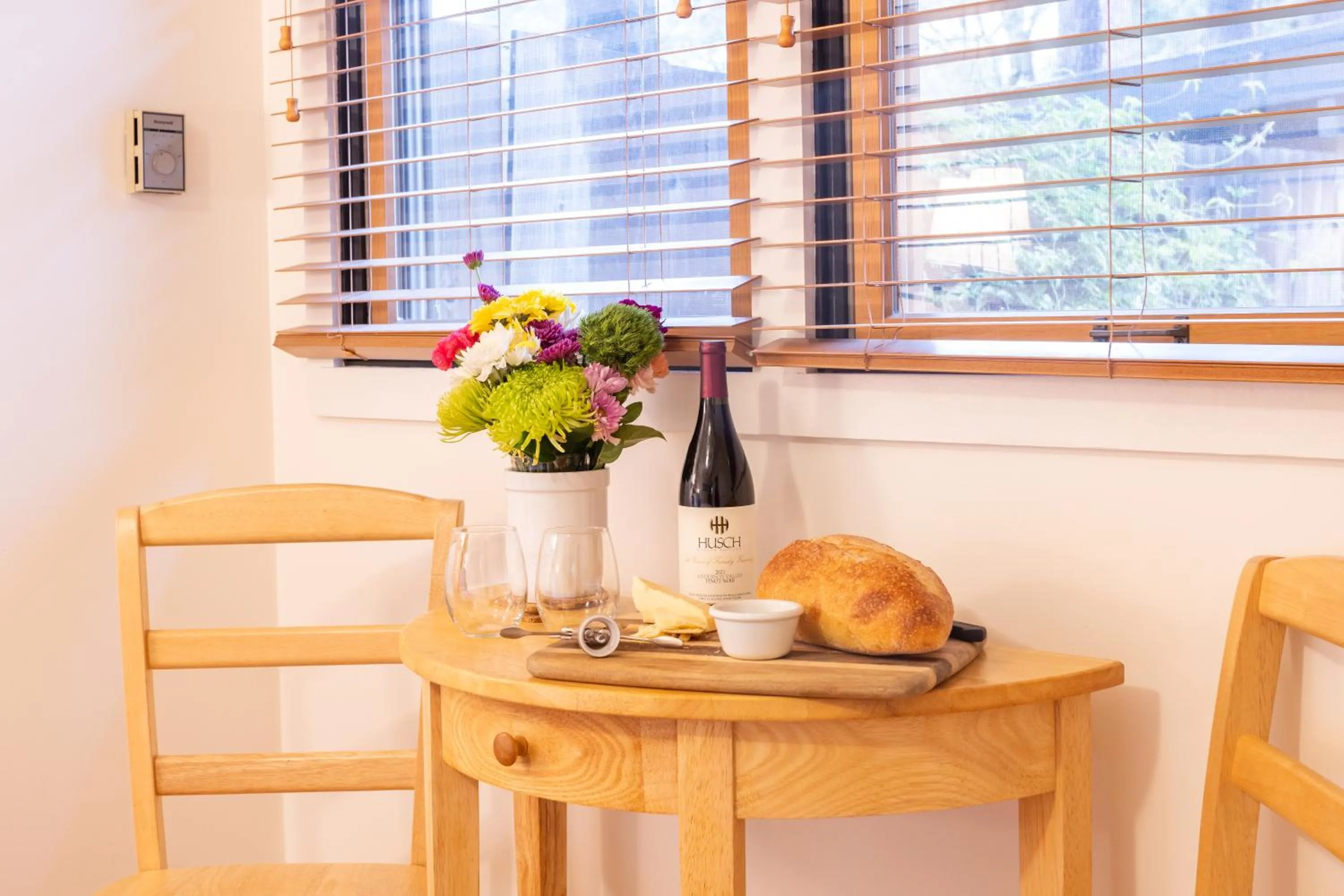 Seating area in Anderson Valley Inn