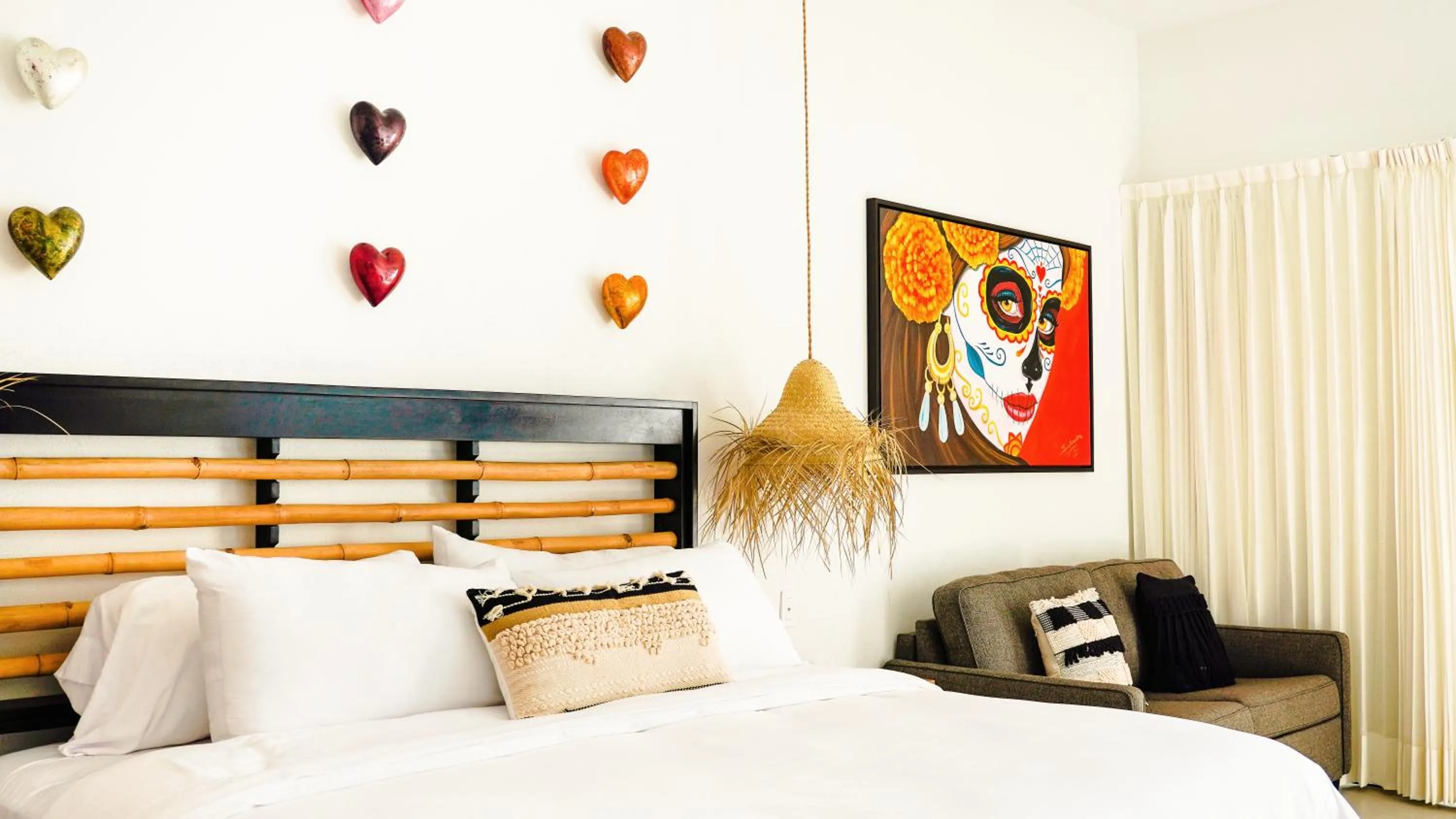 Bed in La Puesta Sayulita