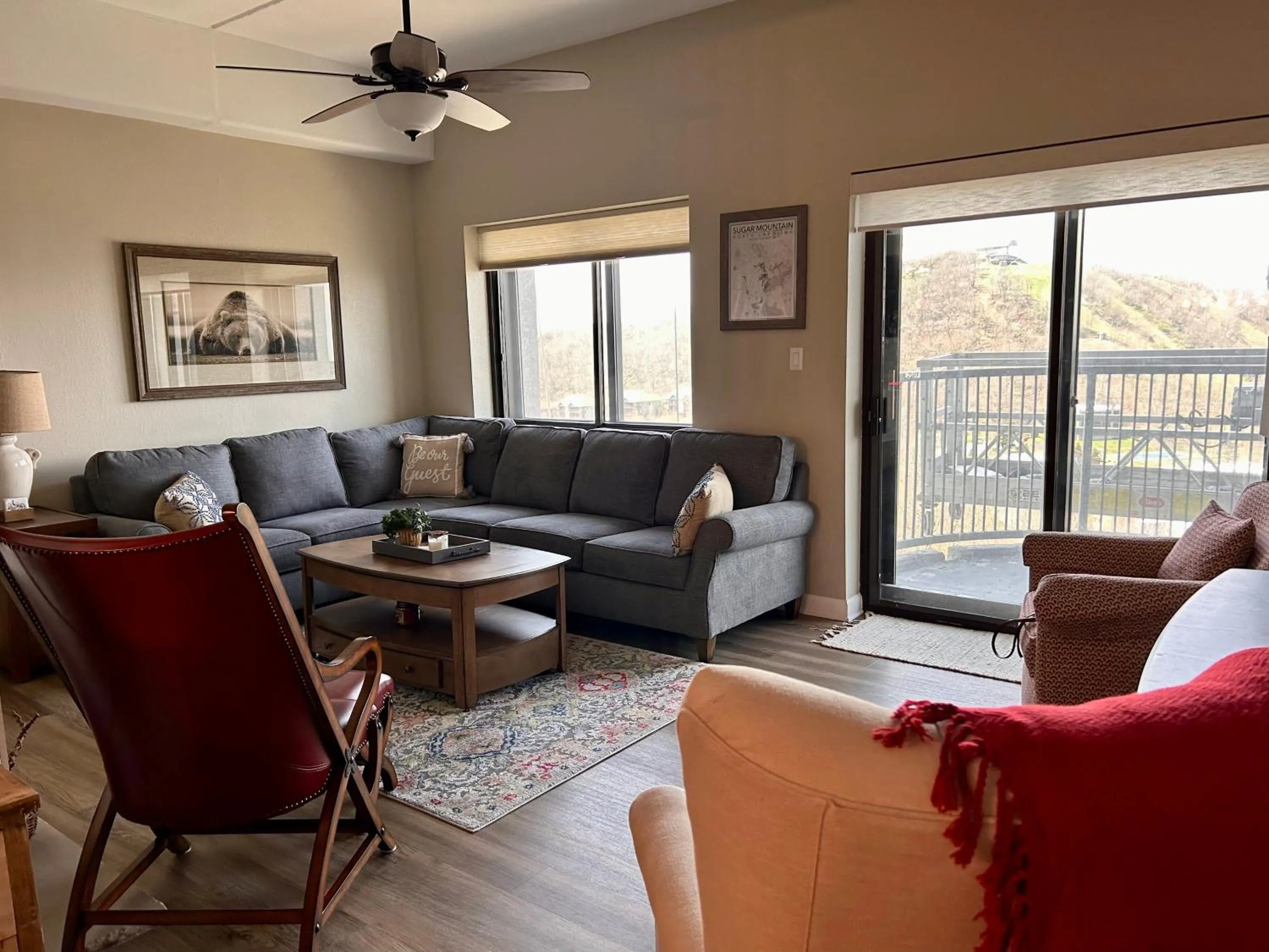 Living room in On top of the world at Sugar Top Resort