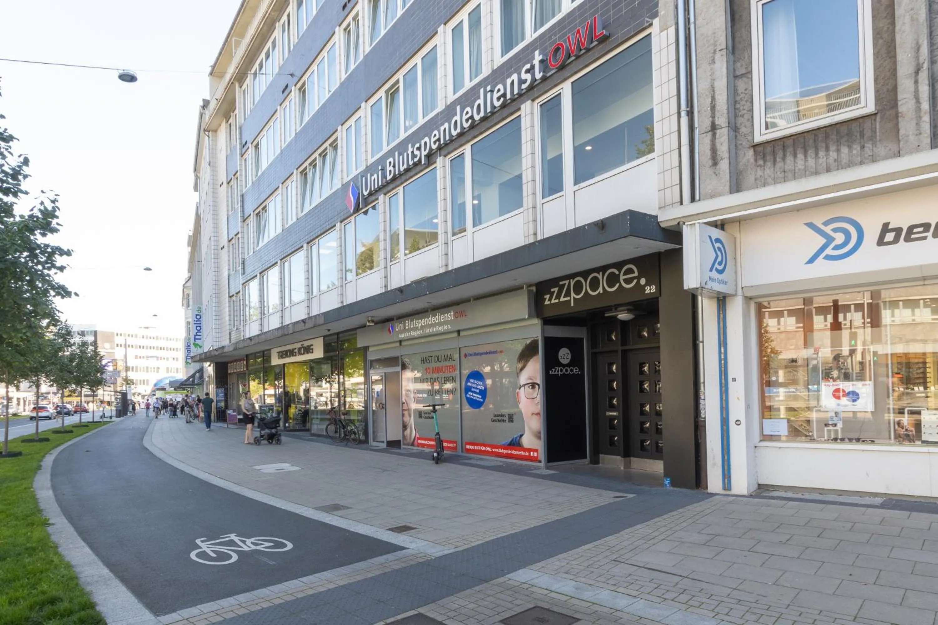 Property building in zzzpace Smart-Hotel Bielefeld Zentrum