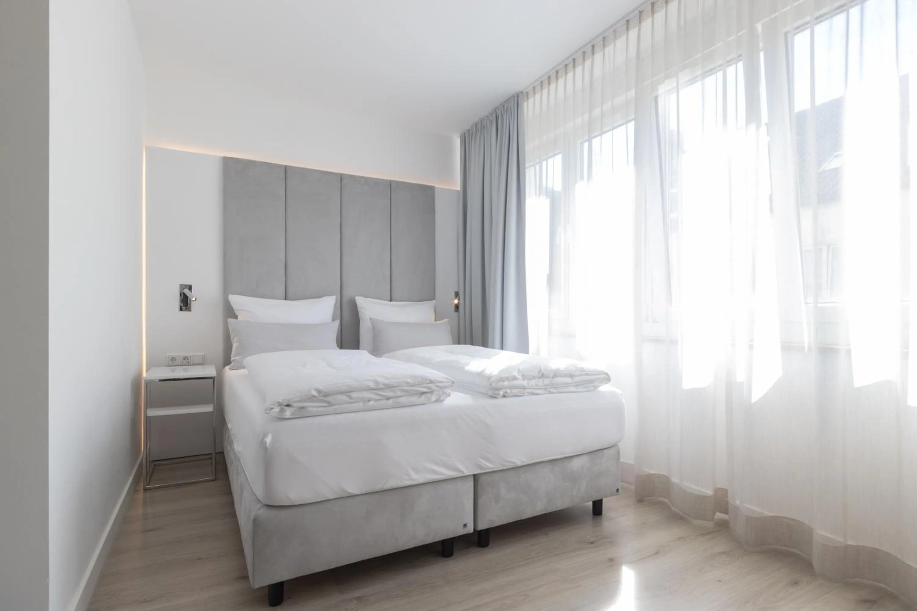 Bed in zzzpace Smart-Hotel Bielefeld Zentrum