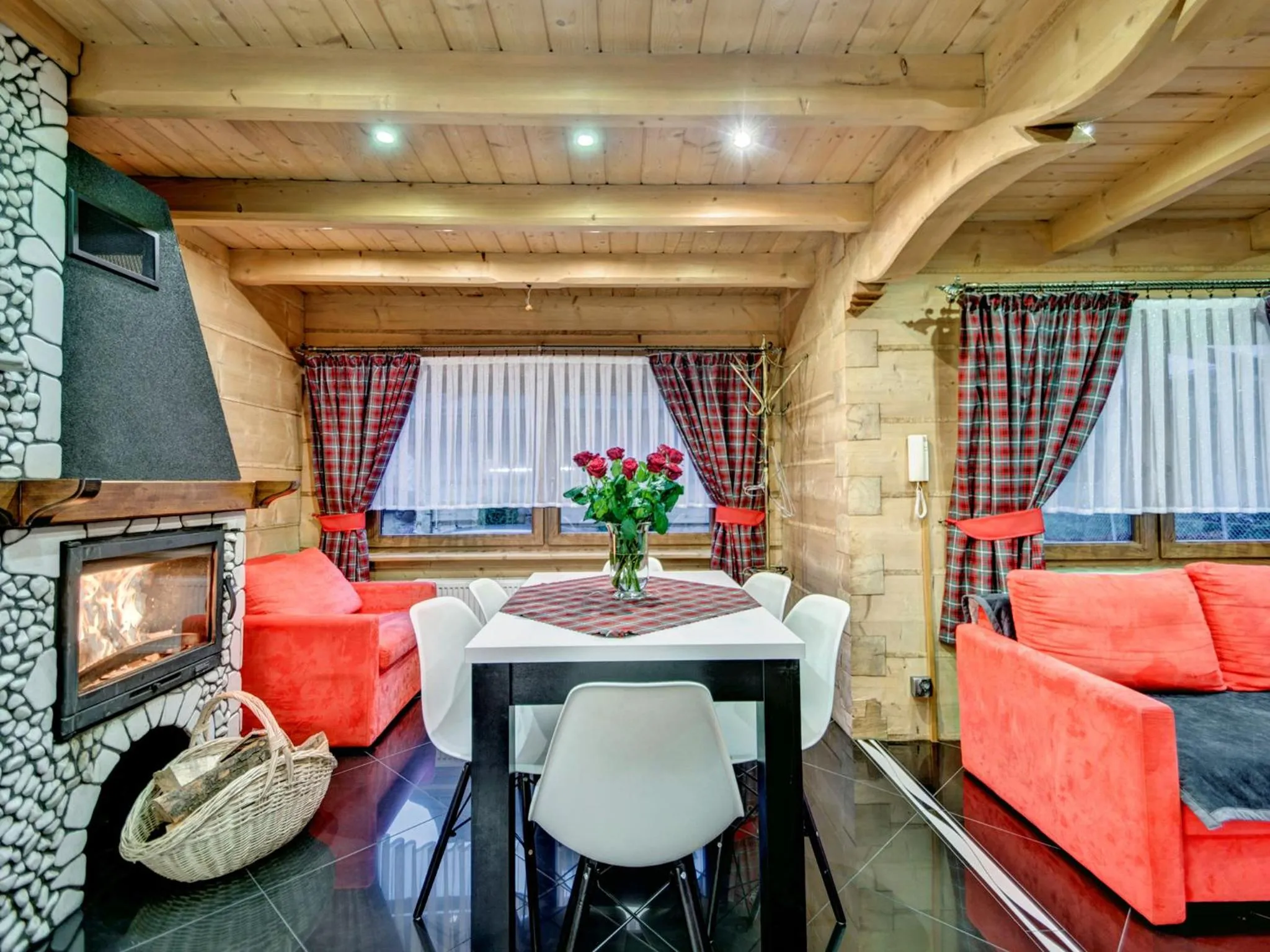 Seating area in Osada Harenda