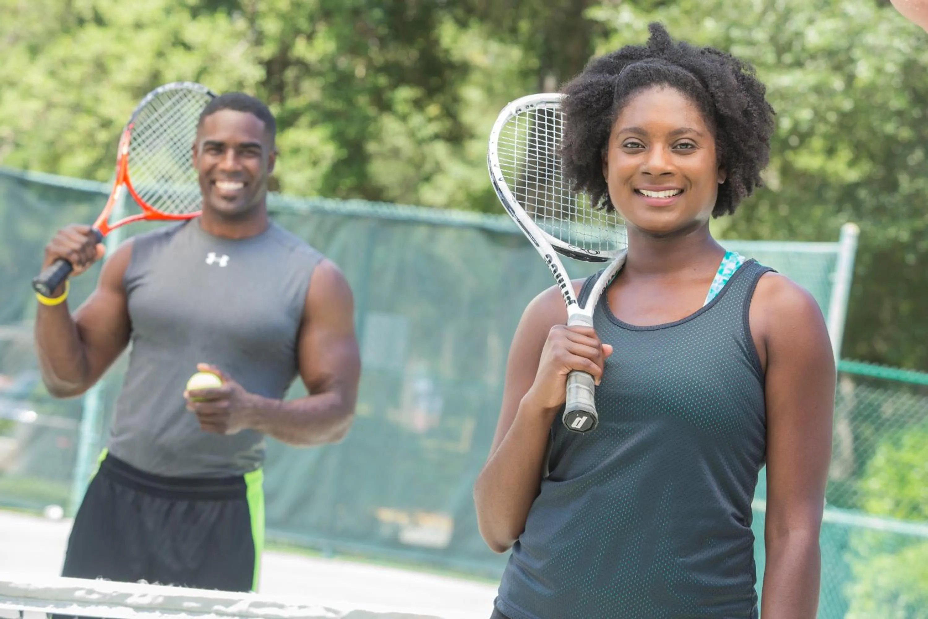 Tennis court in Ocean Creek Resort