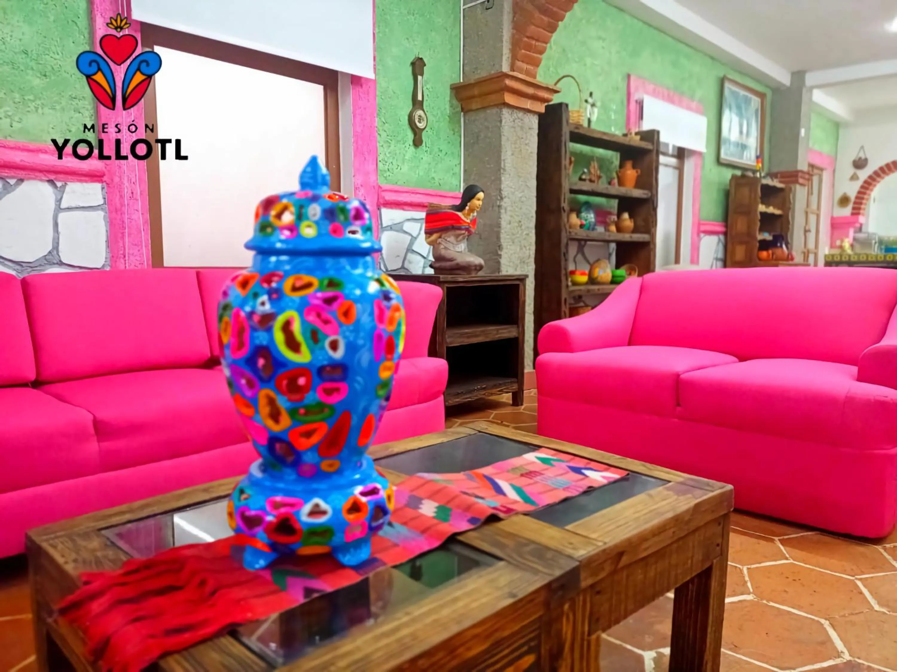 Living room in Mesón Yollotl