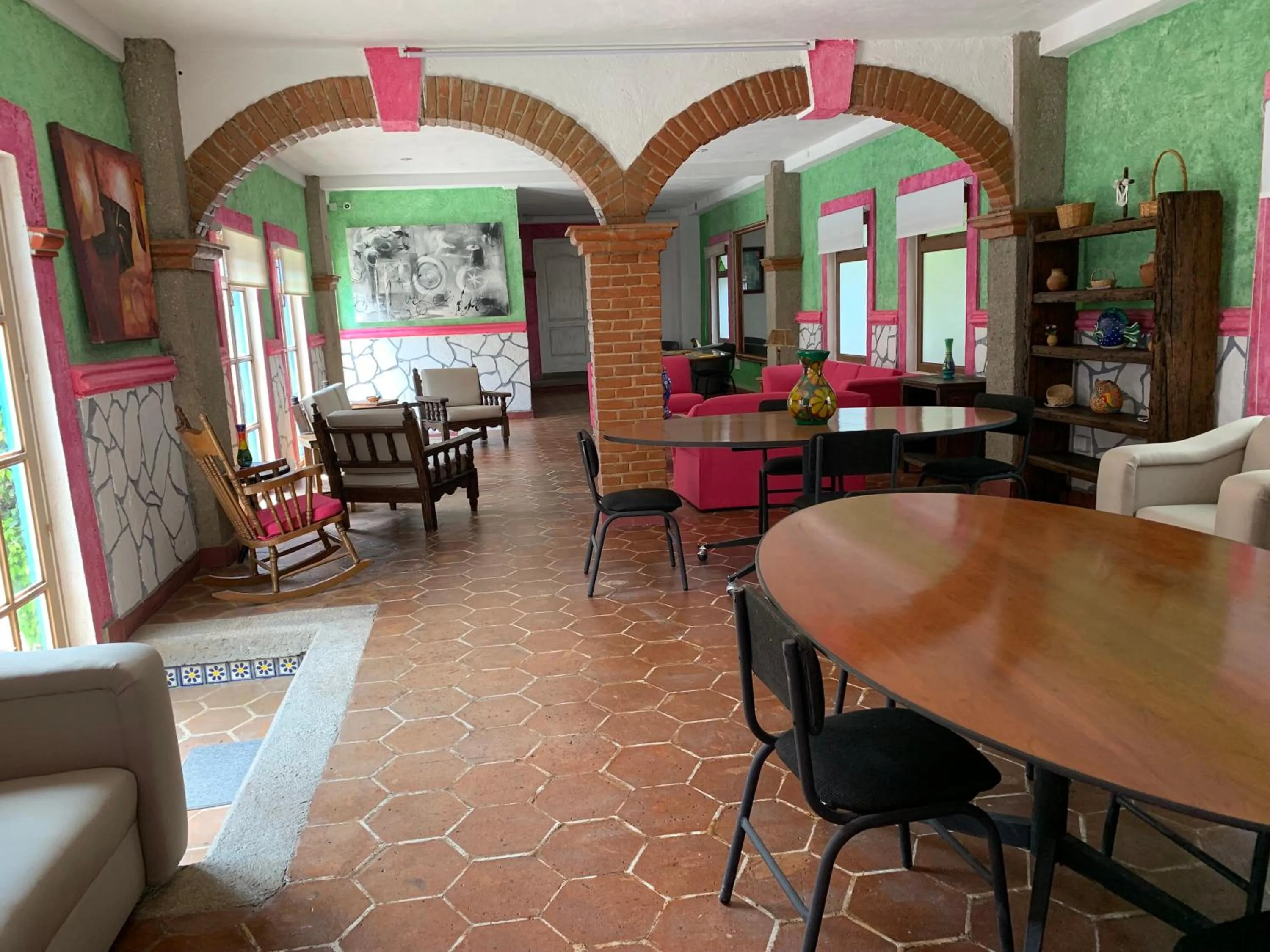 Living room in Mesón Yollotl