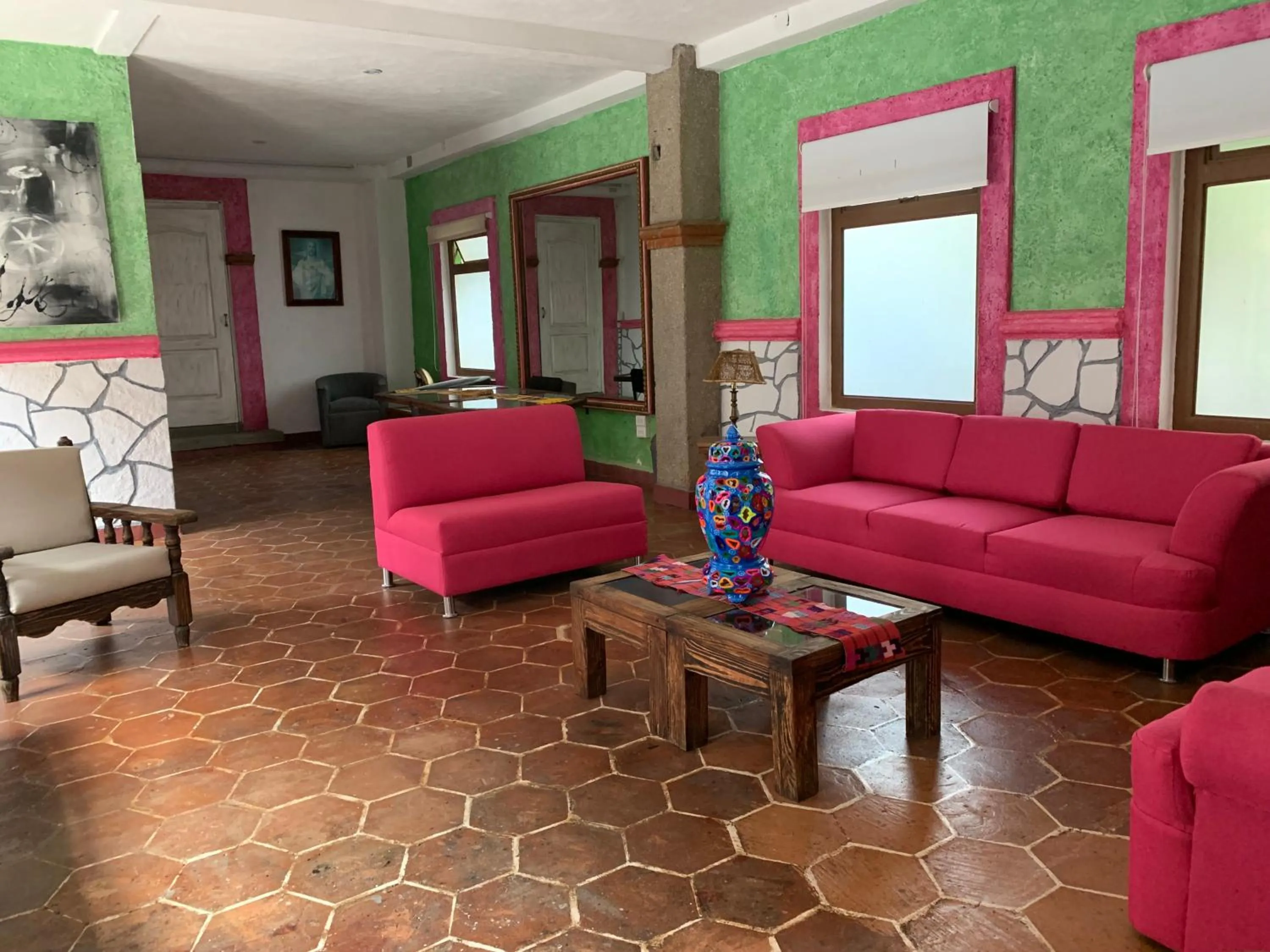 Living room in Mesón Yollotl