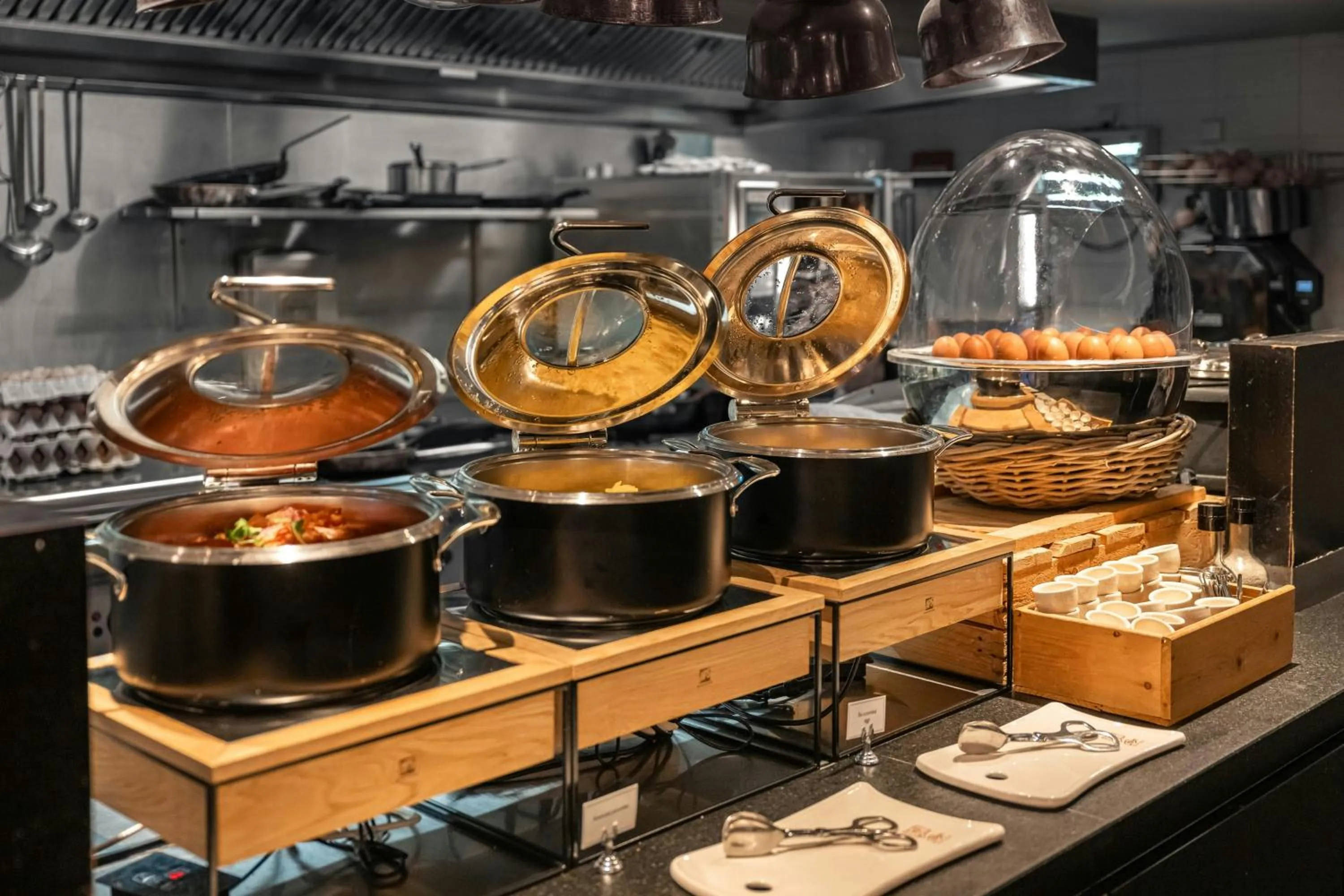 Buffet breakfast in Leonardo Boutique Hotel Maastricht City Center