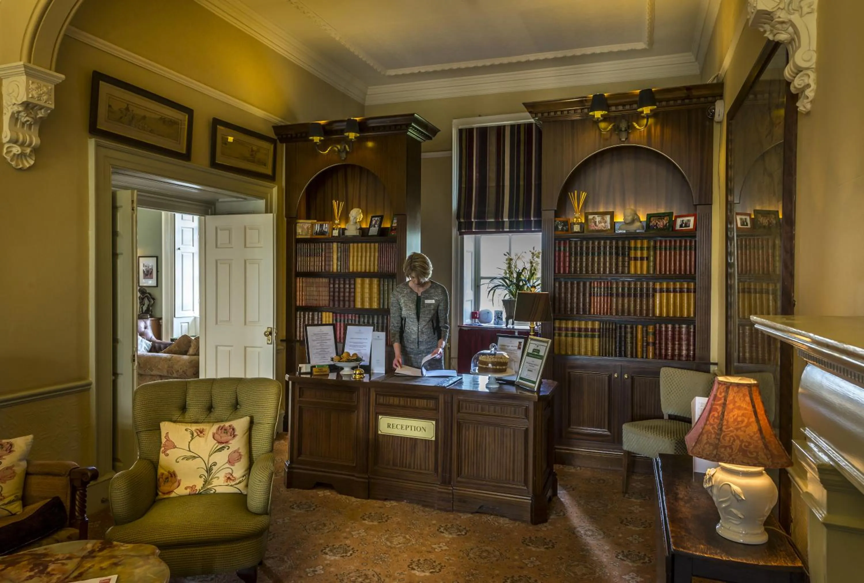 Lobby or reception in Washingborough Hall Hotel