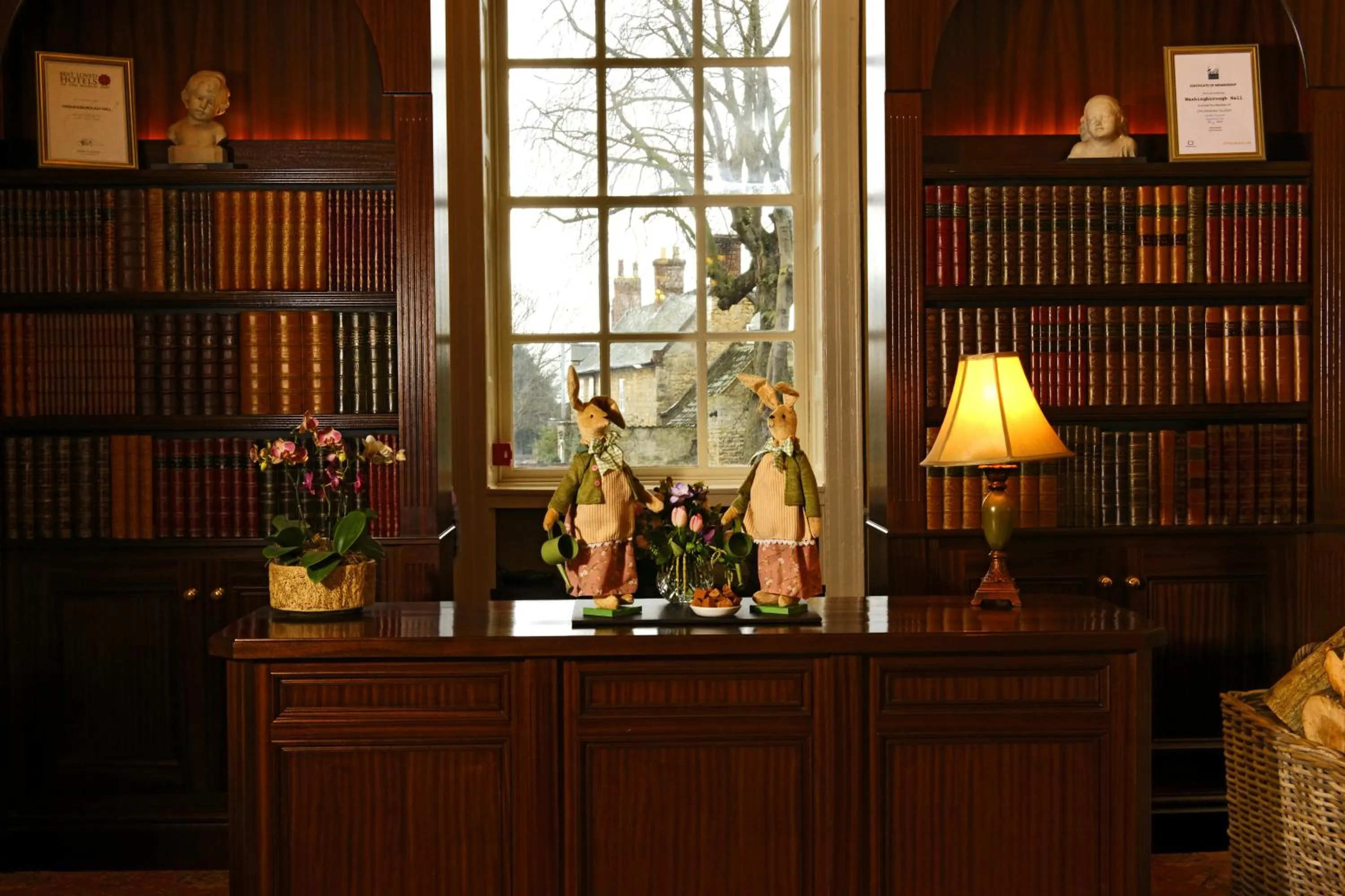 Lobby or reception in Washingborough Hall Hotel