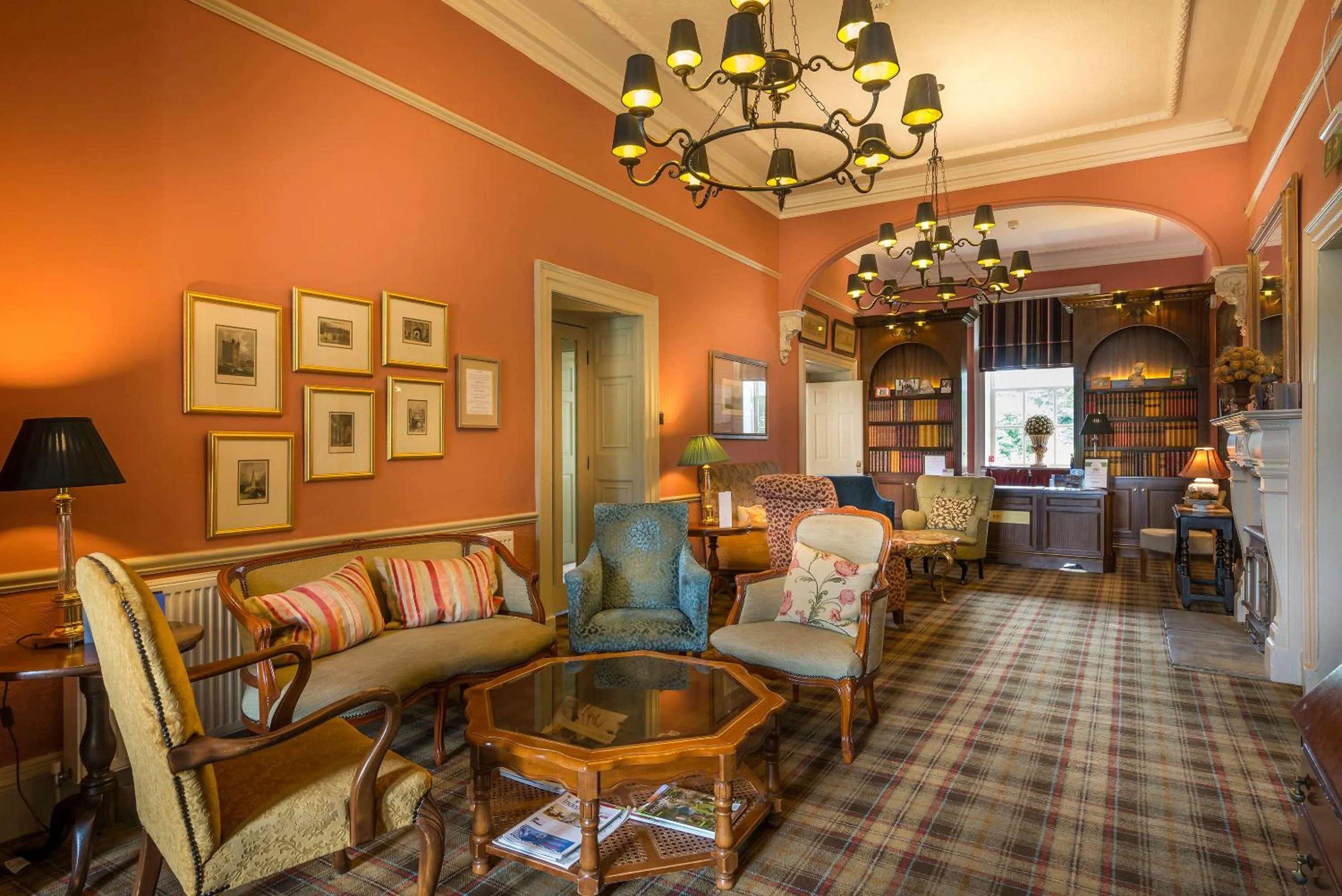 Lobby or reception in Washingborough Hall Hotel