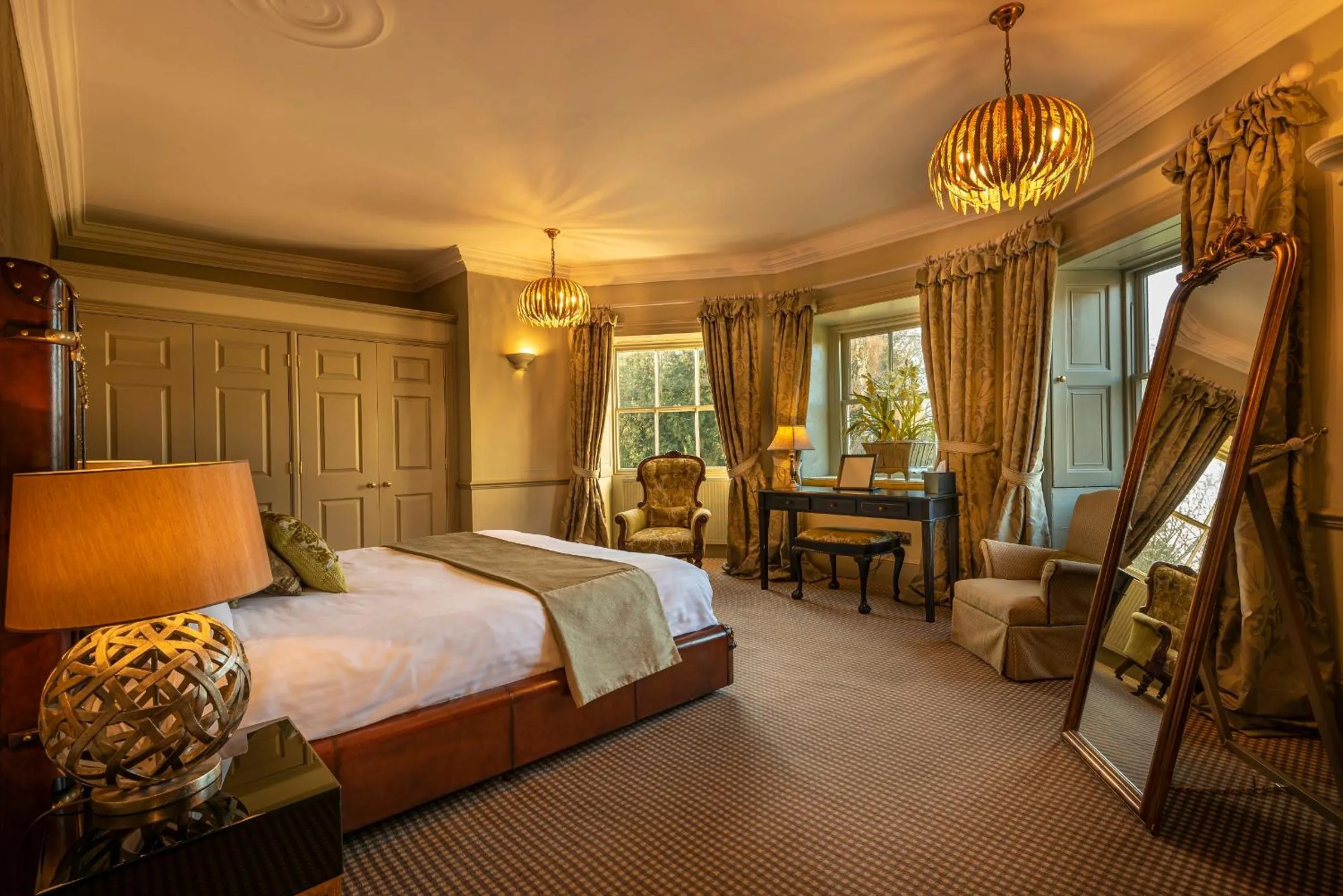 Bedroom, Bed in Washingborough Hall Hotel