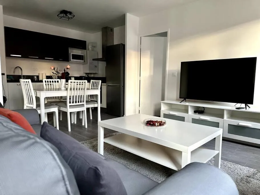 Living room in Appartement Cozy - Quartier résidentiel