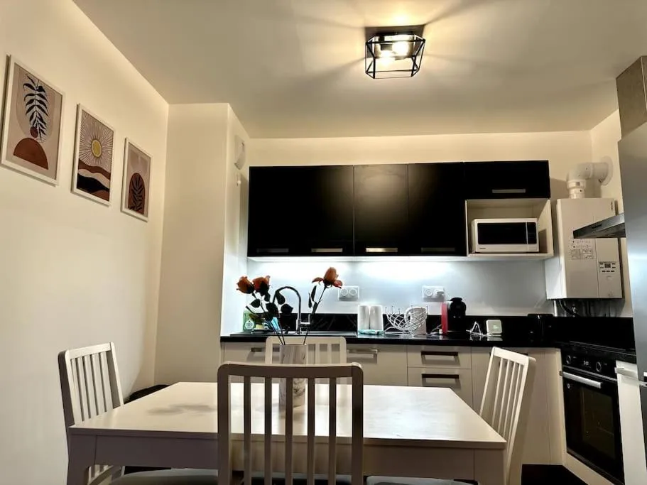 Kitchen or kitchenette in Appartement Cozy - Quartier résidentiel
