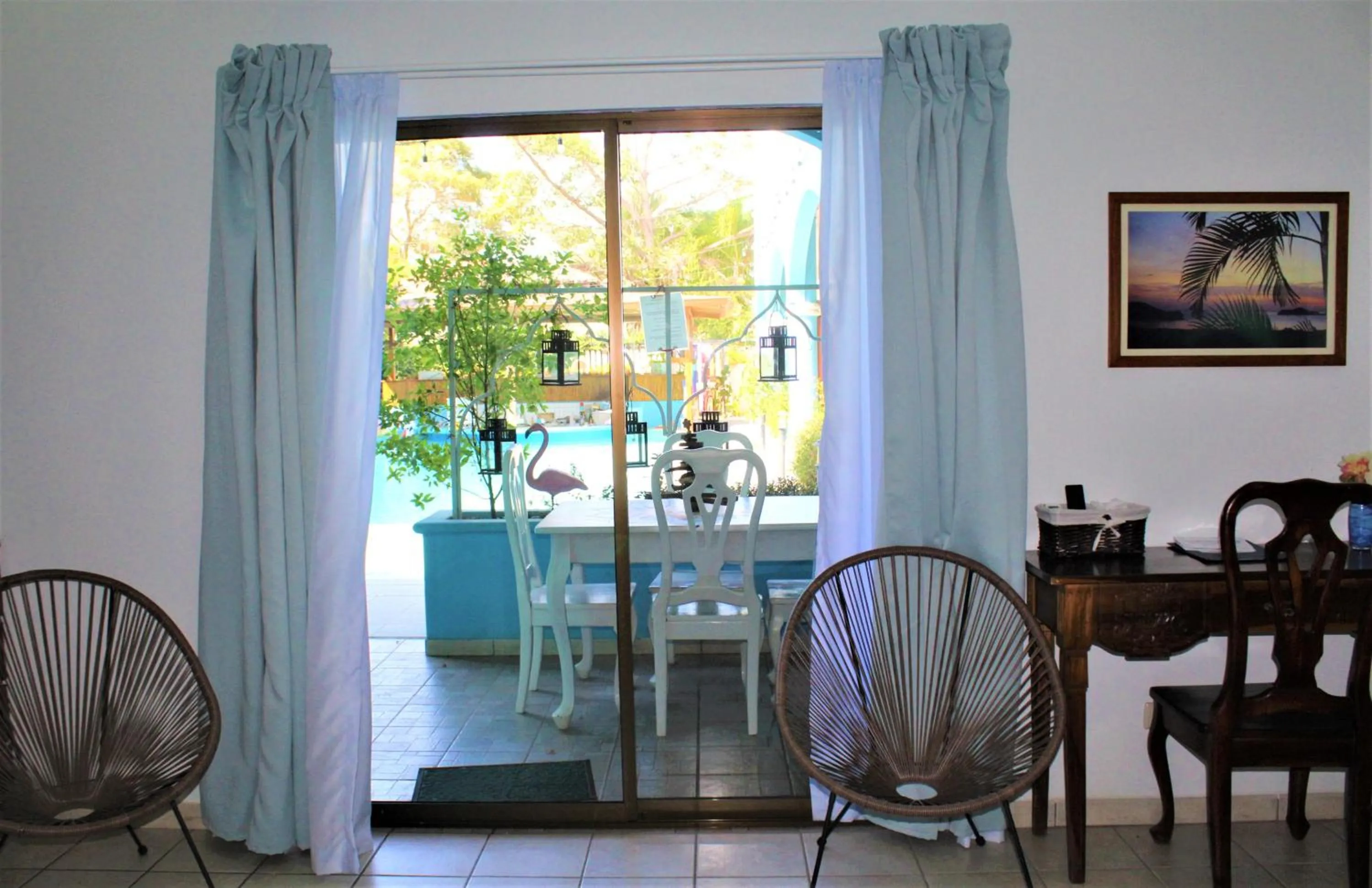 Seating area in Toro Blanco