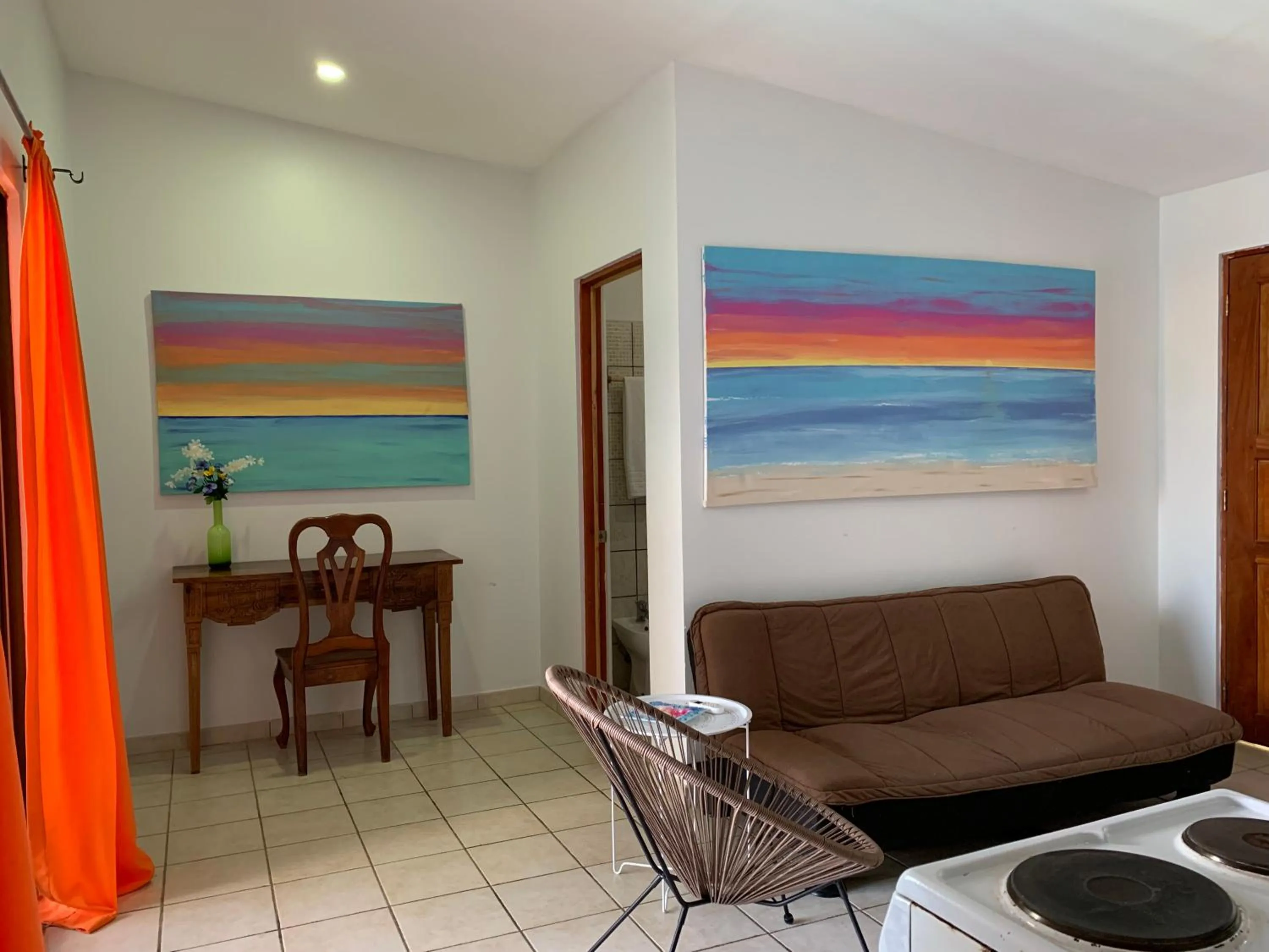 Seating area in Toro Blanco