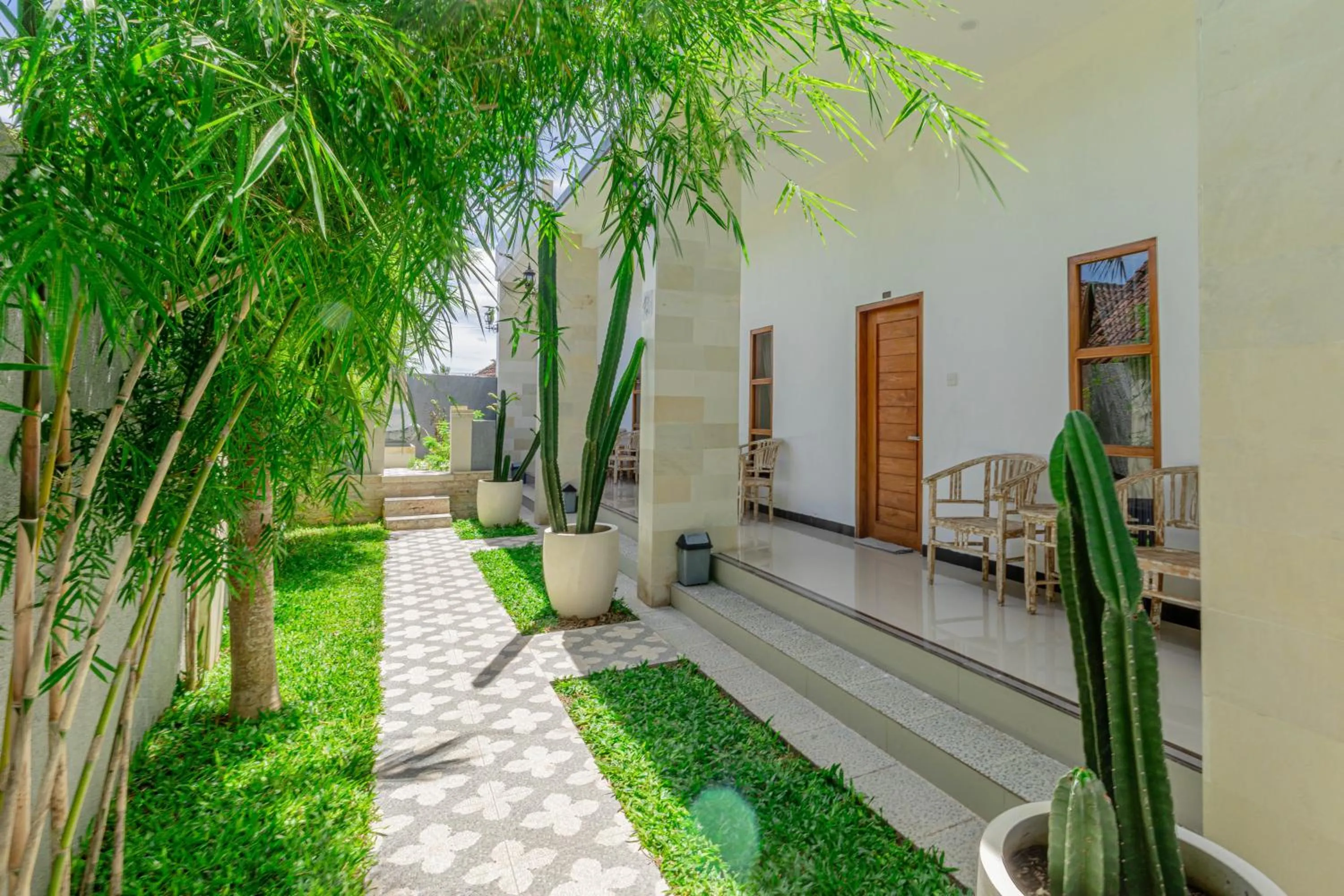 Property building in Seven Angels Villa and Hostel