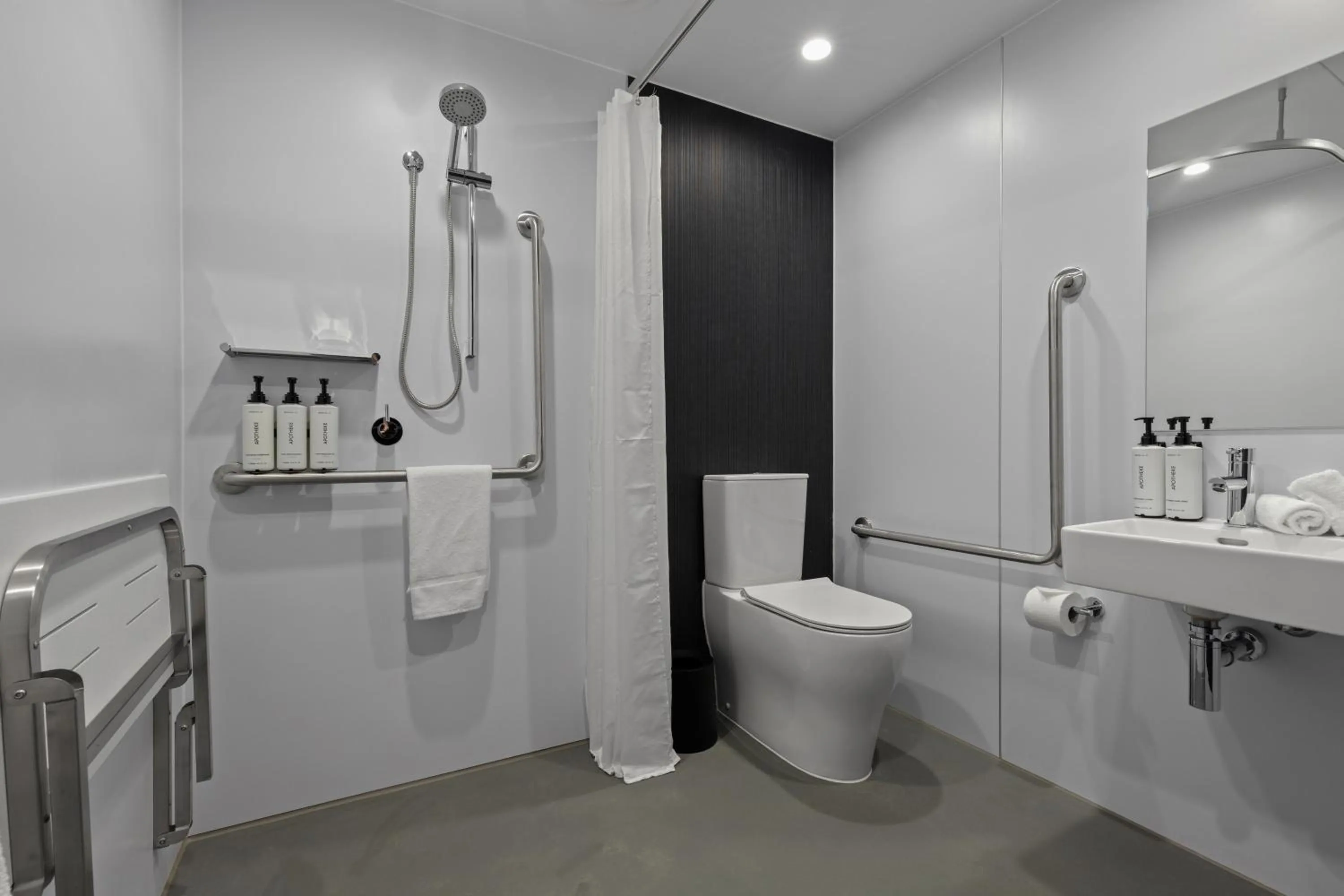 Shower in Abstract Hotel