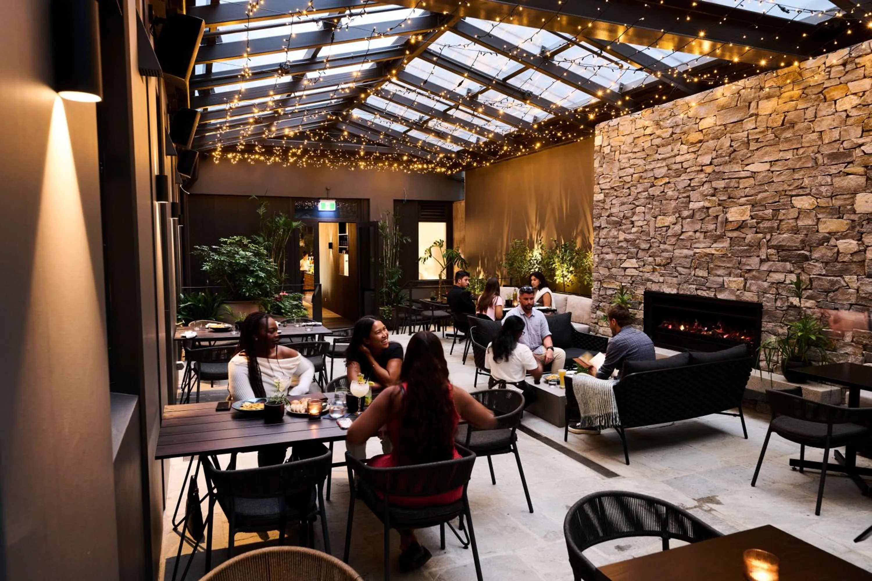 Patio in Abstract Hotel