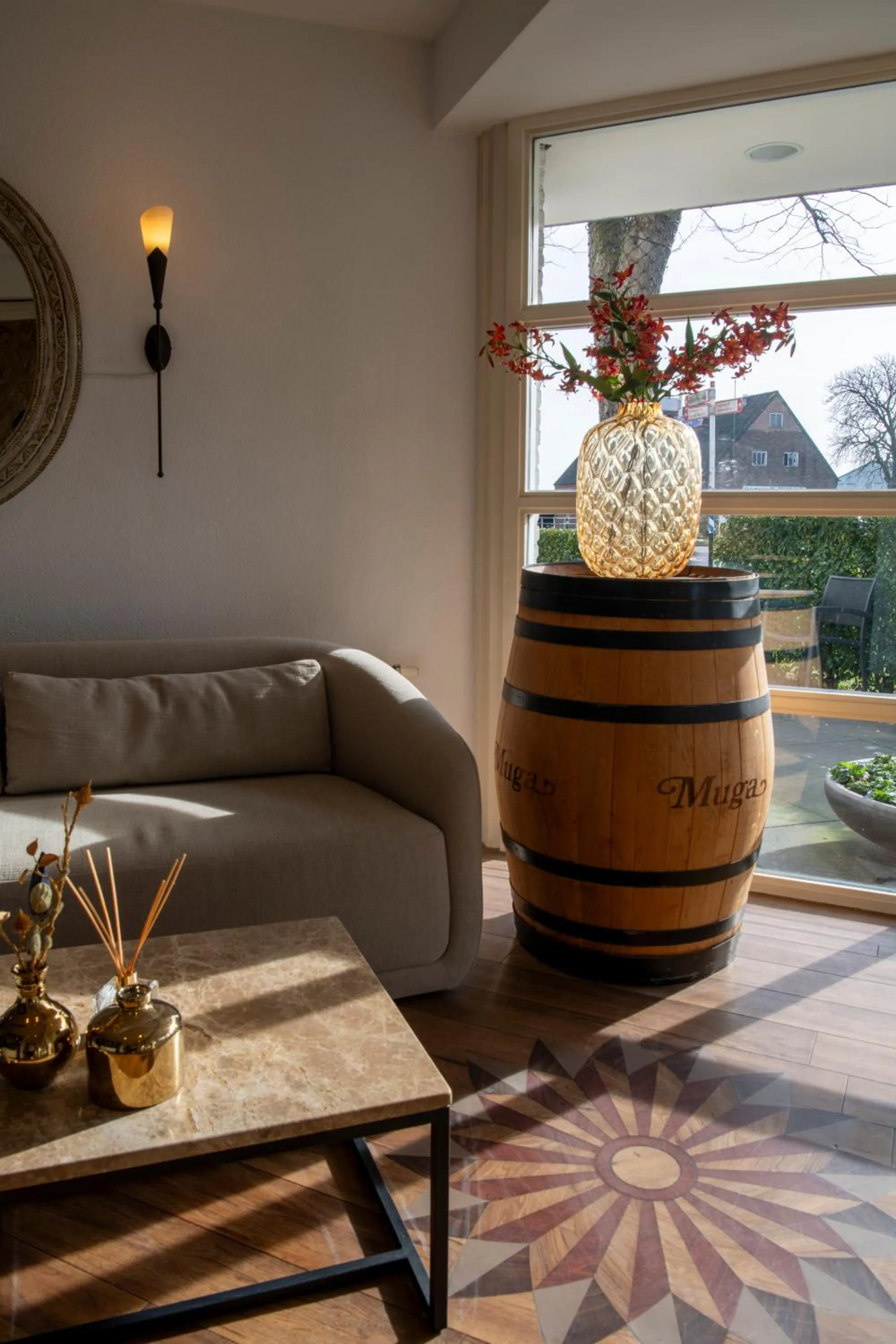 Lobby or reception in Boutique Hotel Herbergh Amsterdam Airport FREE PARKING