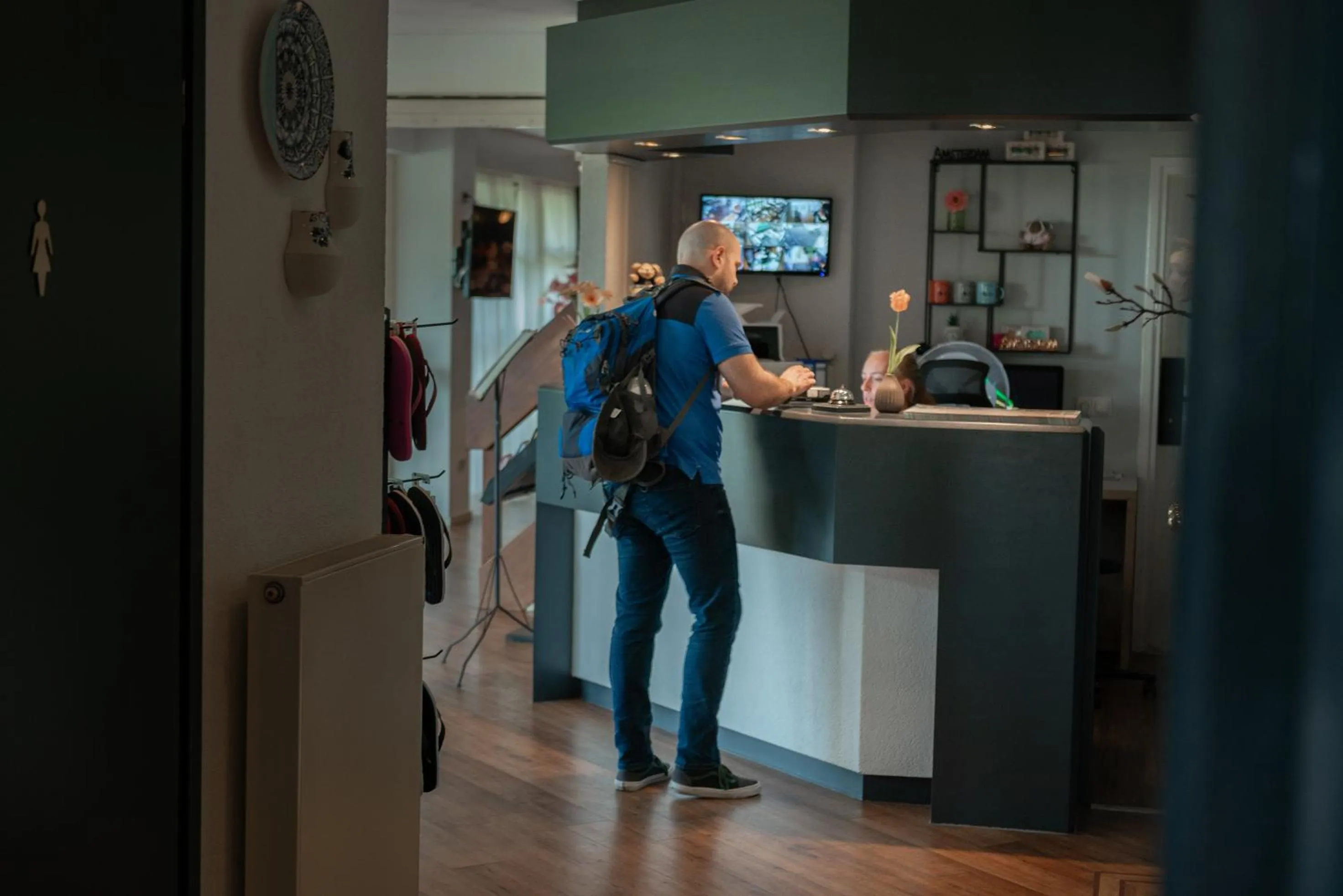 Lobby or reception in Boutique Hotel Herbergh Amsterdam Airport FREE PARKING