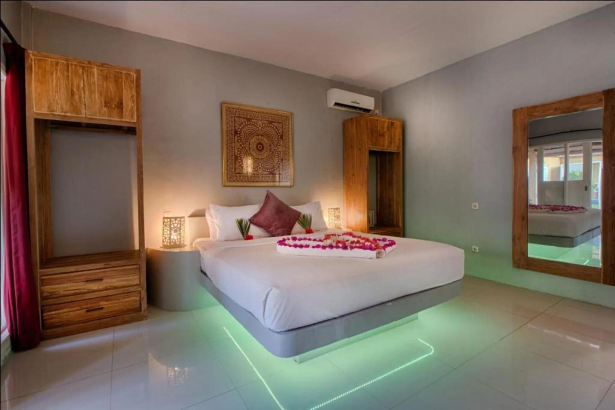 Bed in Bel Air Resort