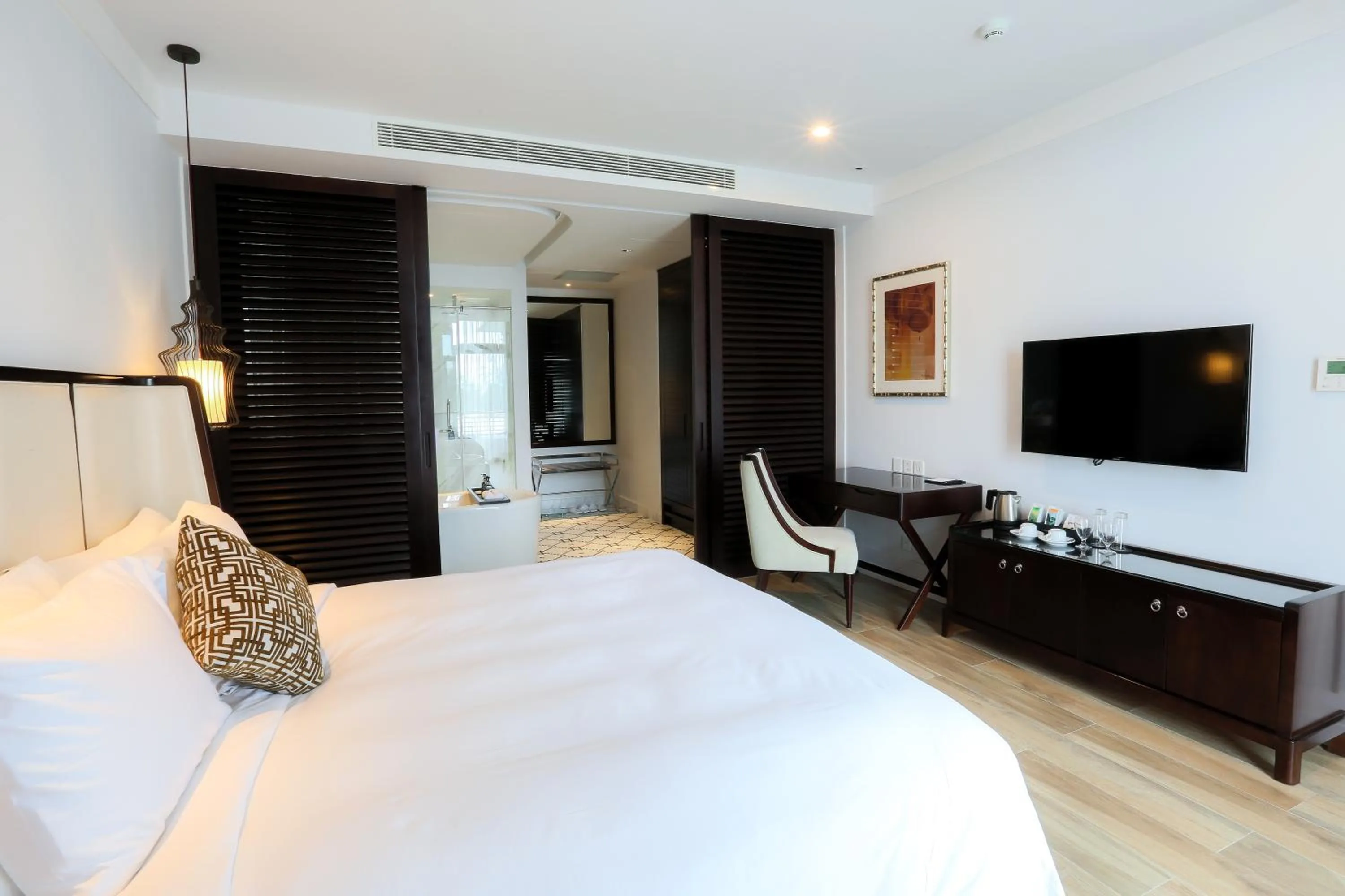 Bed in Montgomerie Links Hotel & Villas