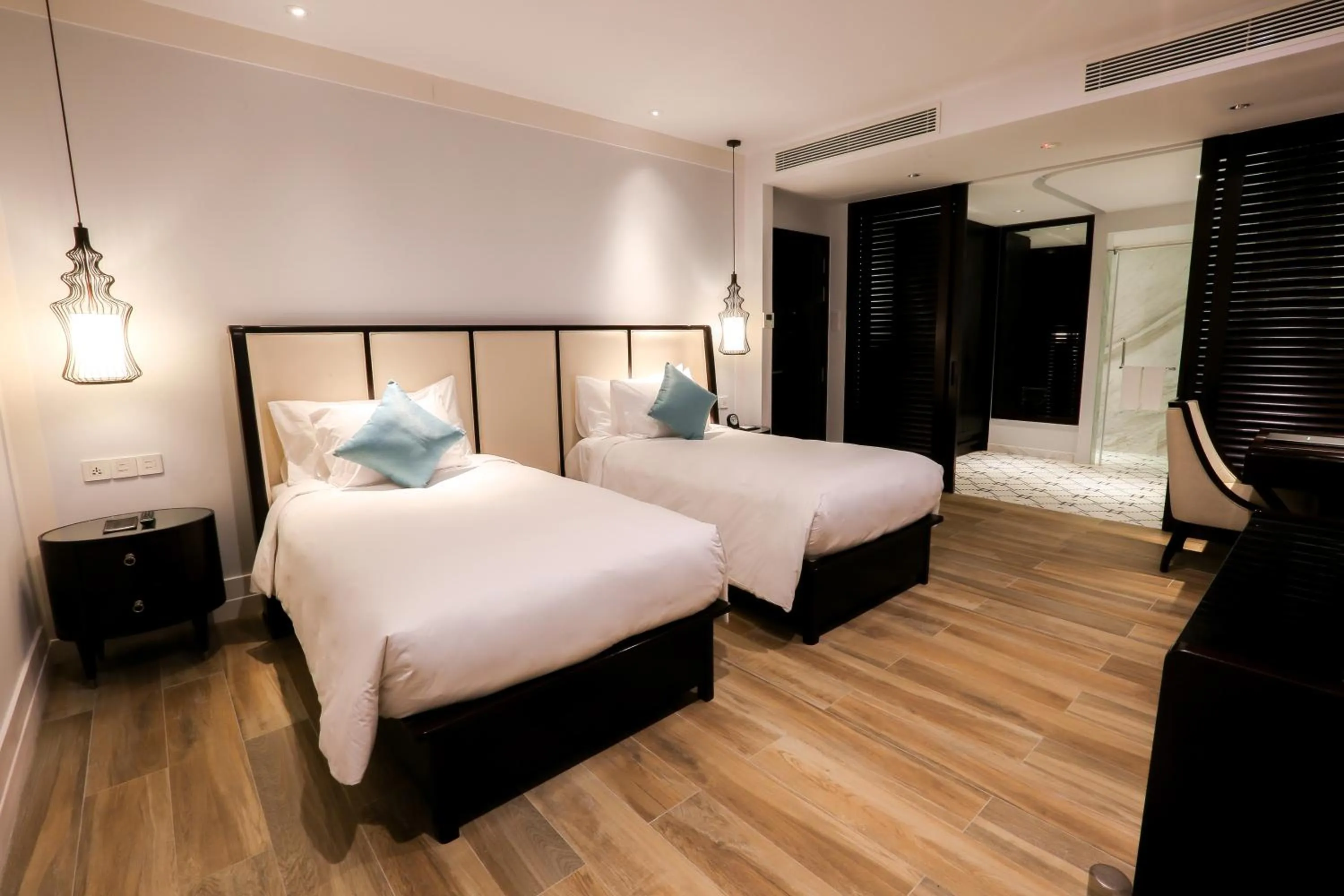 Bed in Montgomerie Links Hotel & Villas